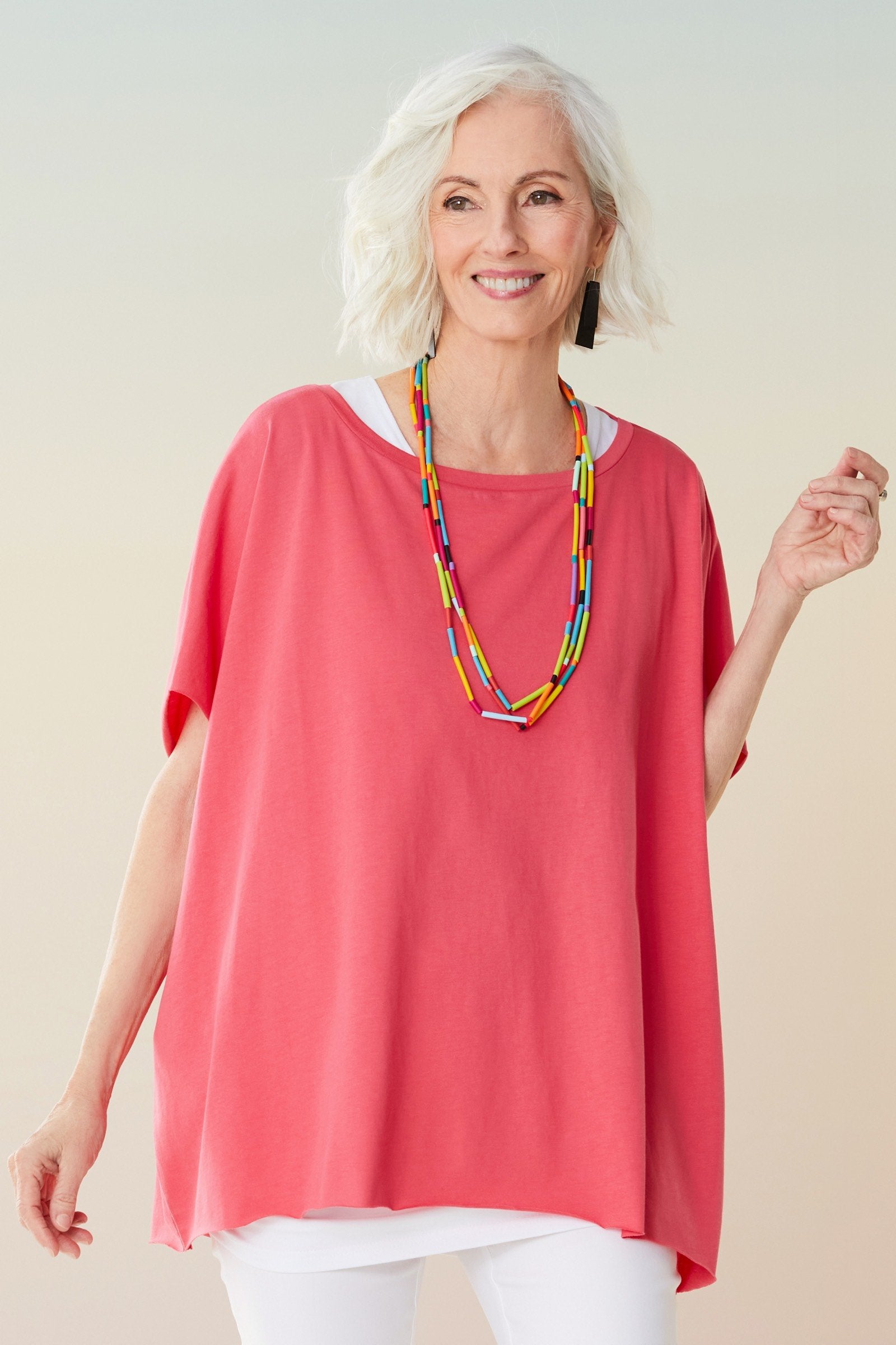 Kaleidoscope Necklace on Model