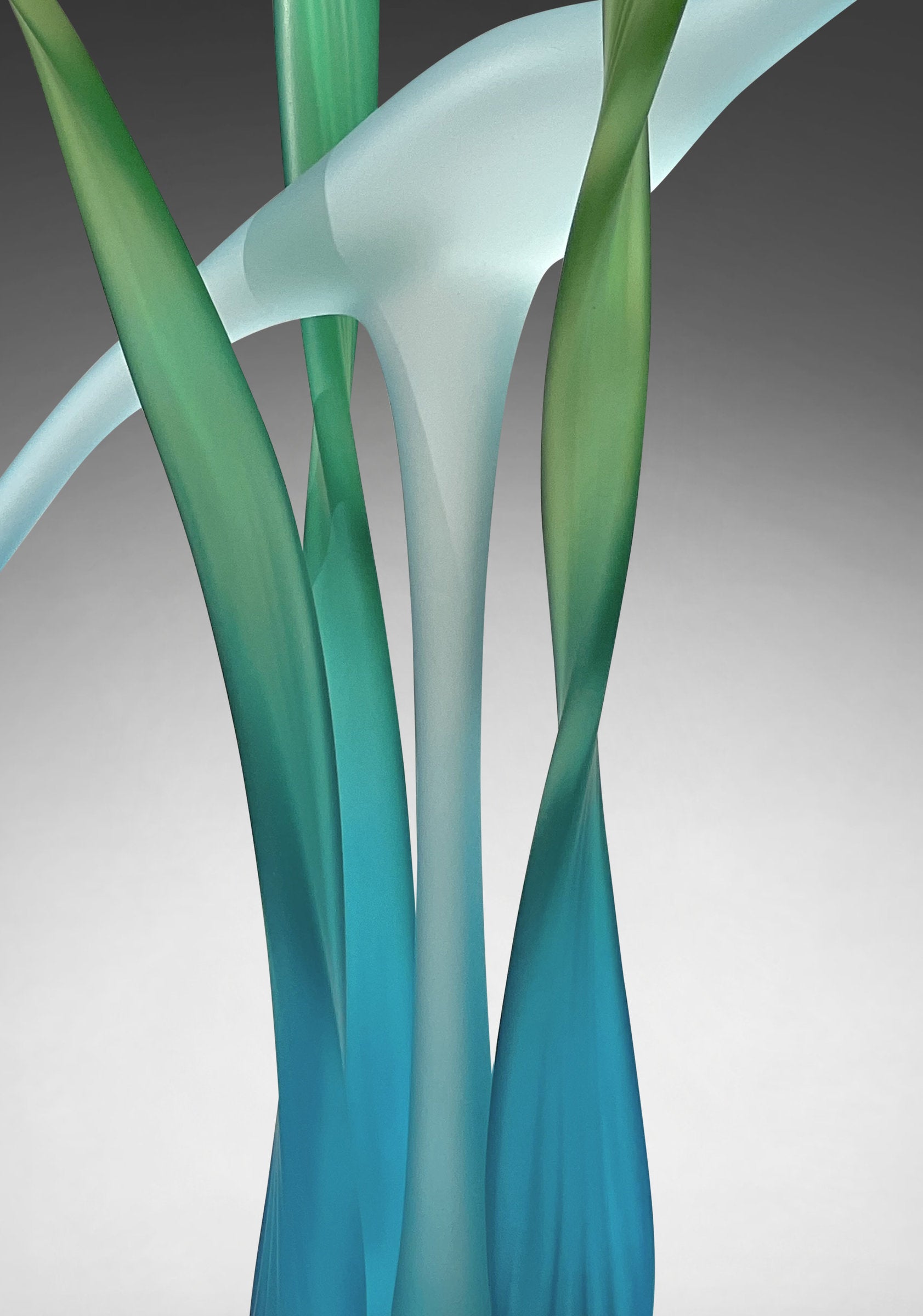 Heron in the Marsh, Turquoise