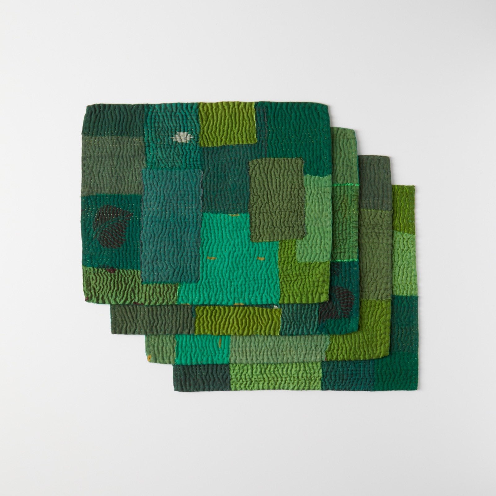 Mosaic Fray Kantha Placemat