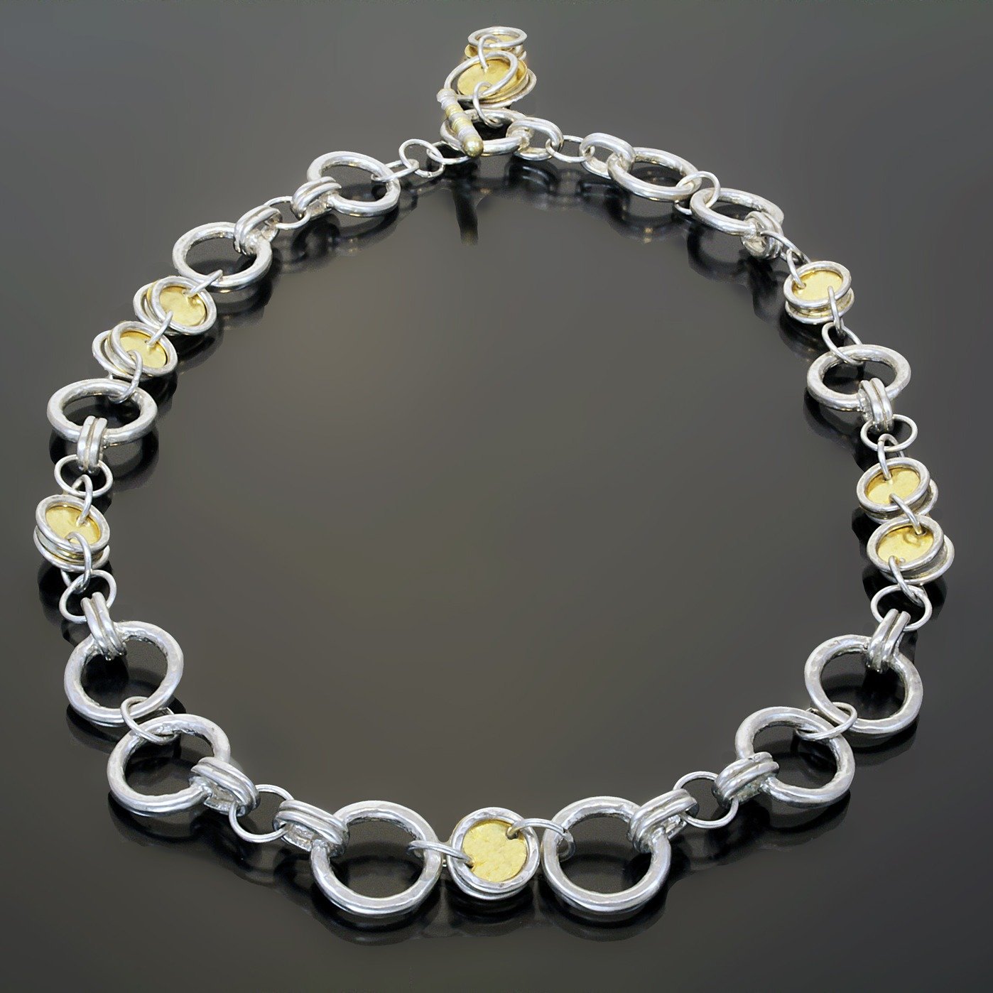 Circles and Rings Necklace