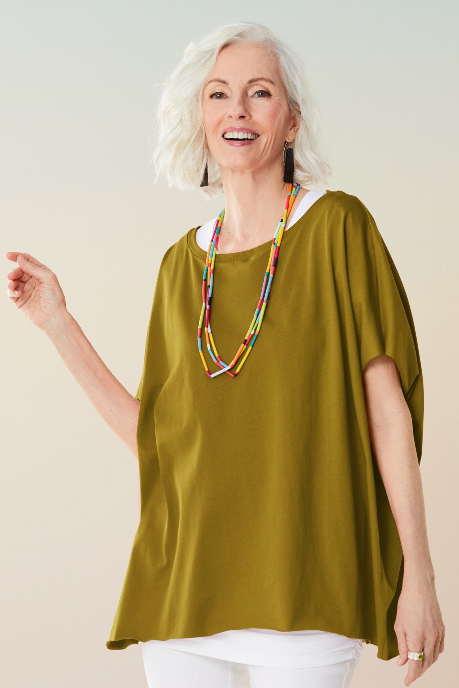 Kaleidoscope Necklace on Model