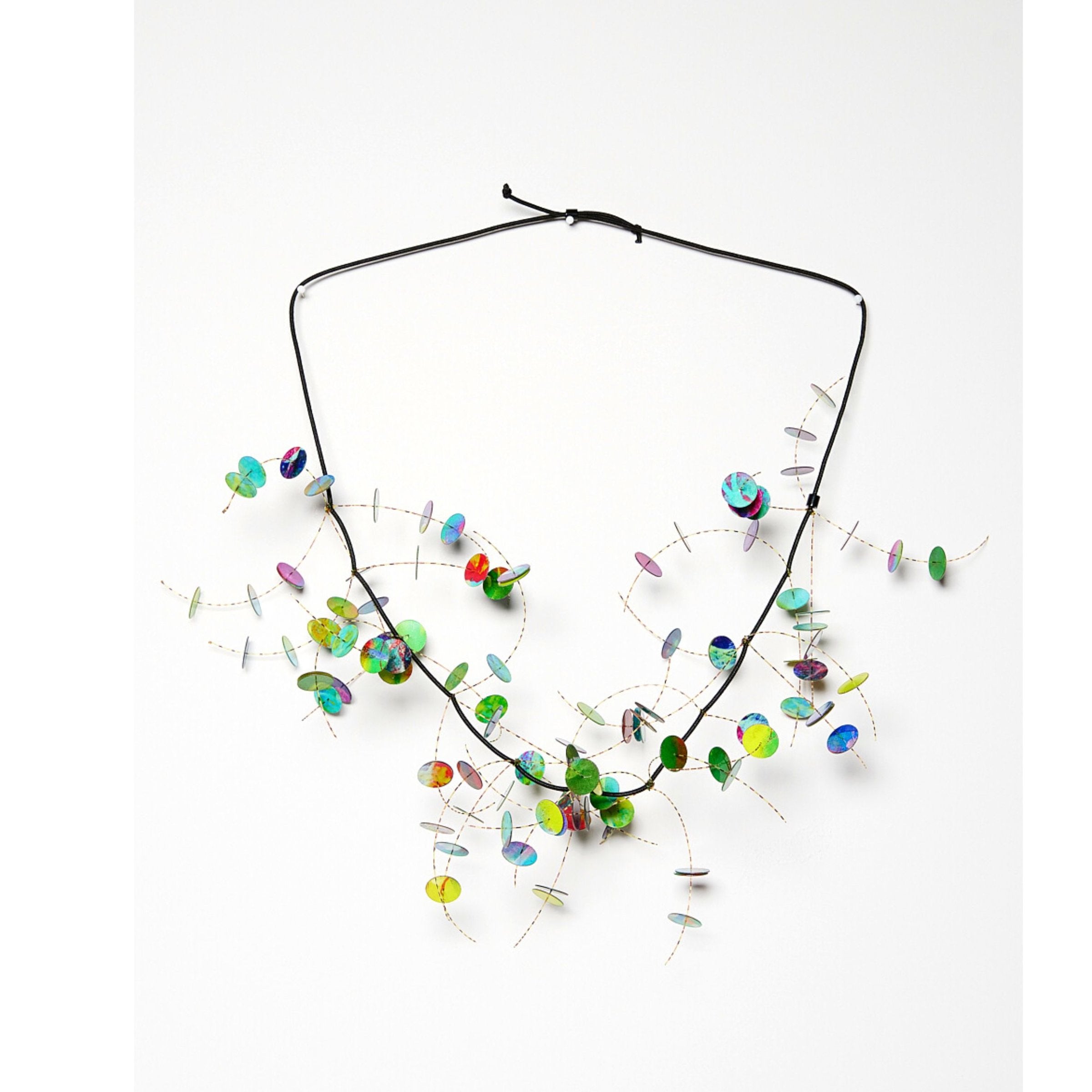 Multicolor Shortie Kinetics Necklace