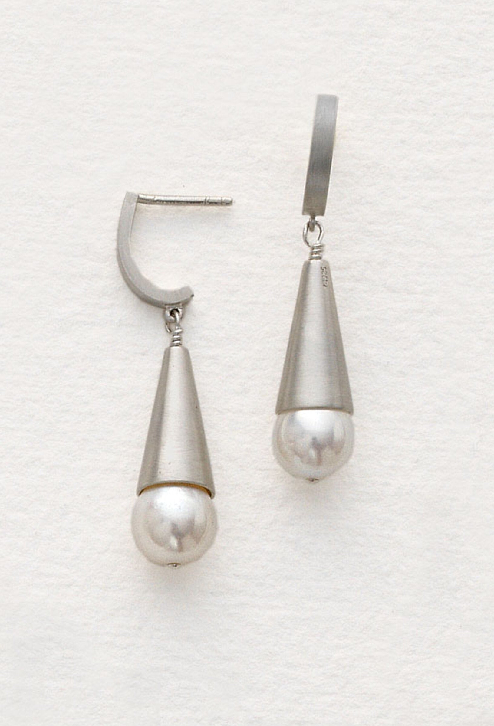 Pearl Cone Earrings
