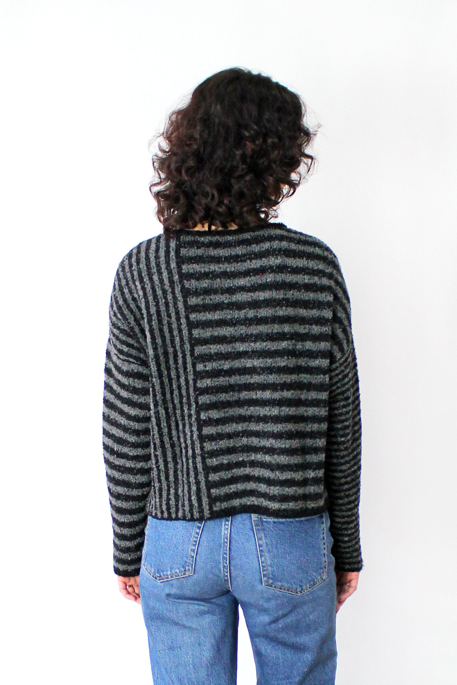 Boucle Striped Sweater