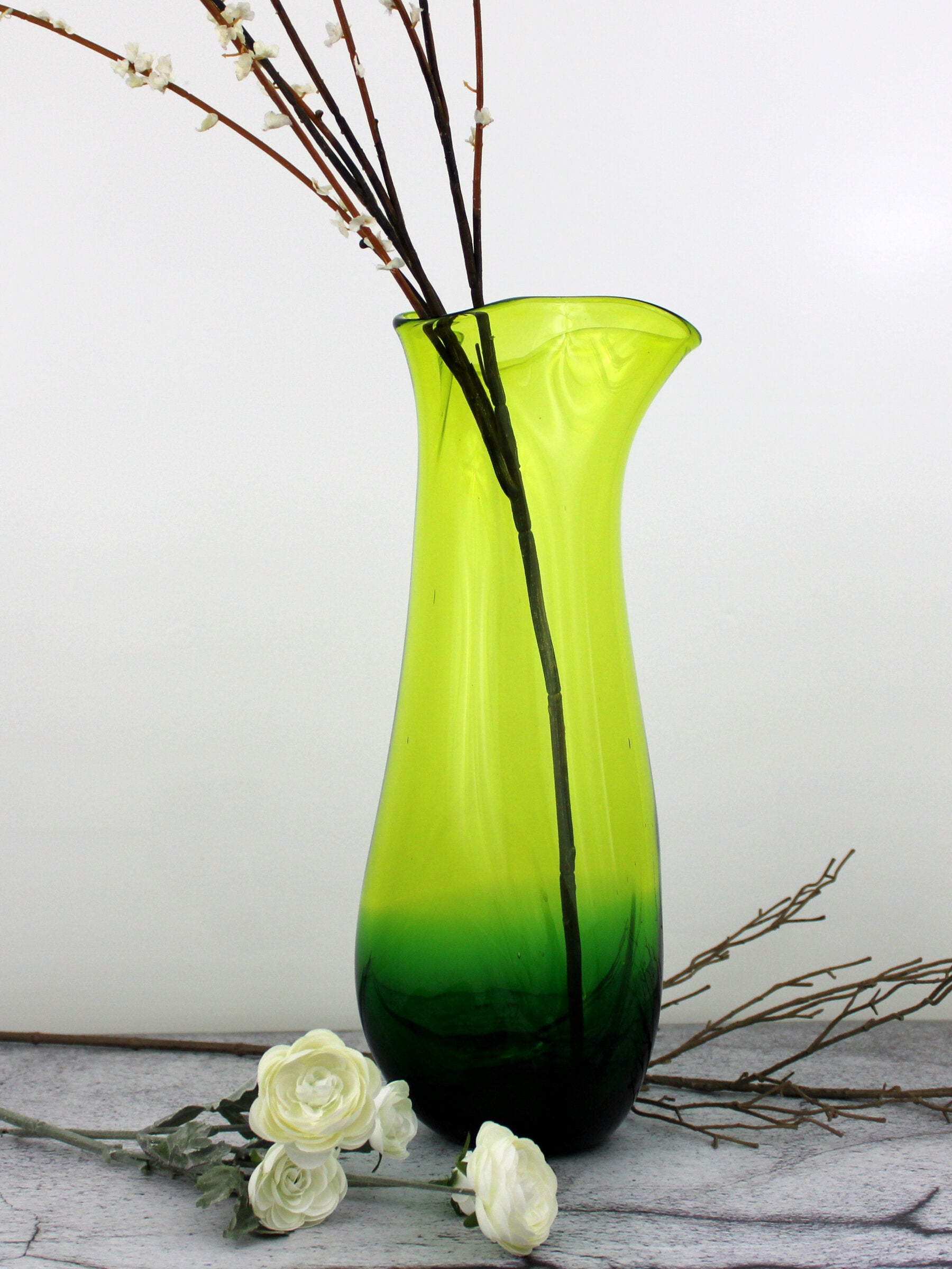 Rumple Vases in Green