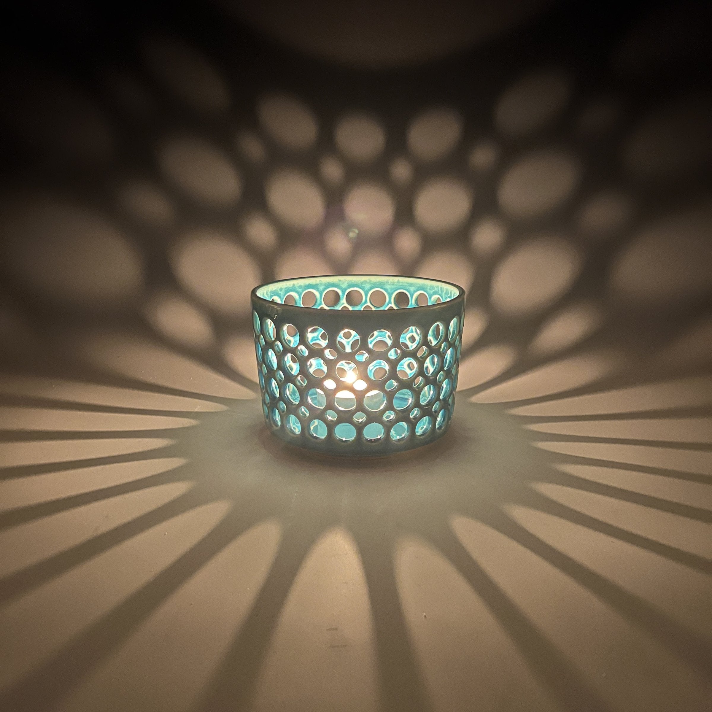 Small Cylindrical Lace Bowl