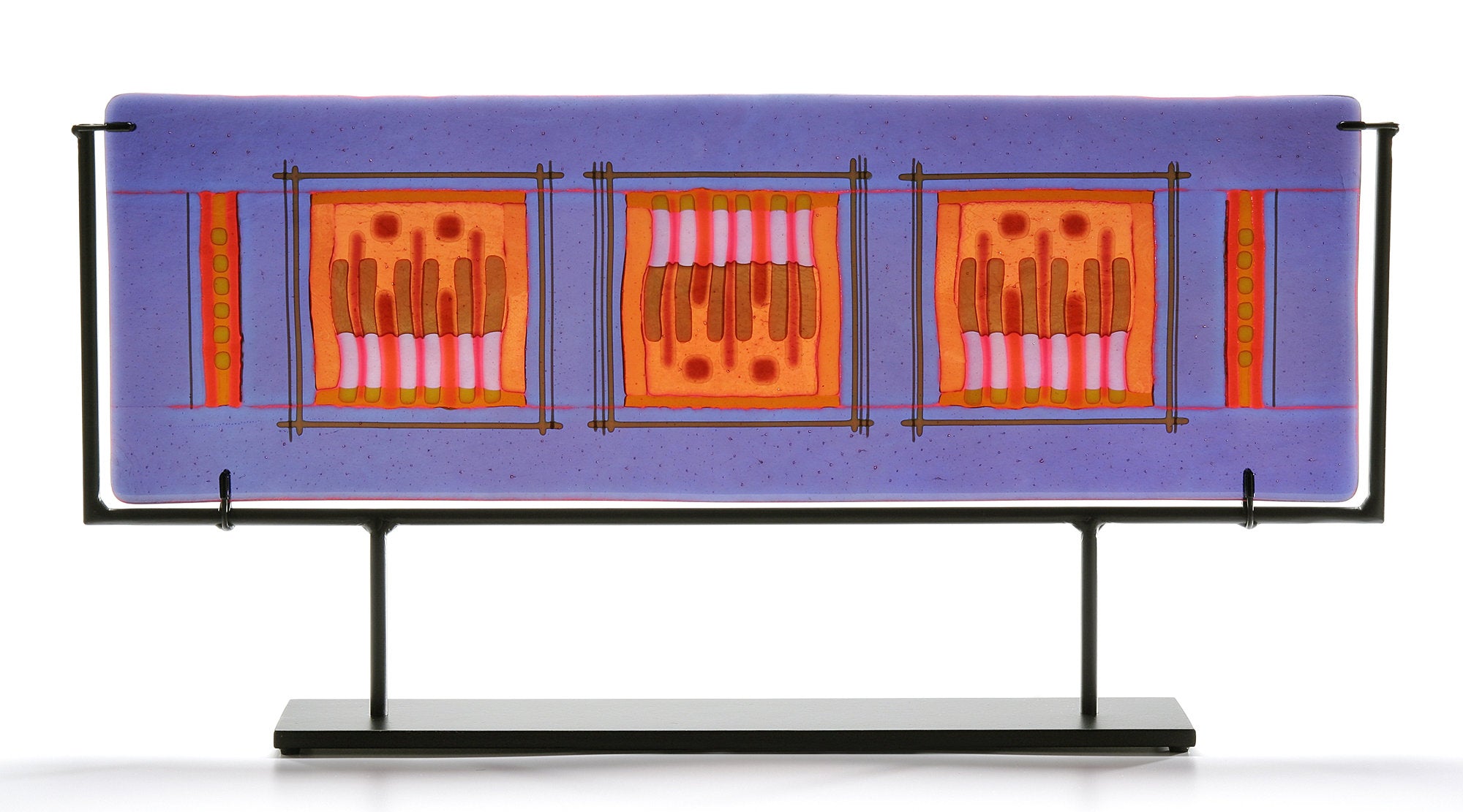 Orange Lavender 3 Square