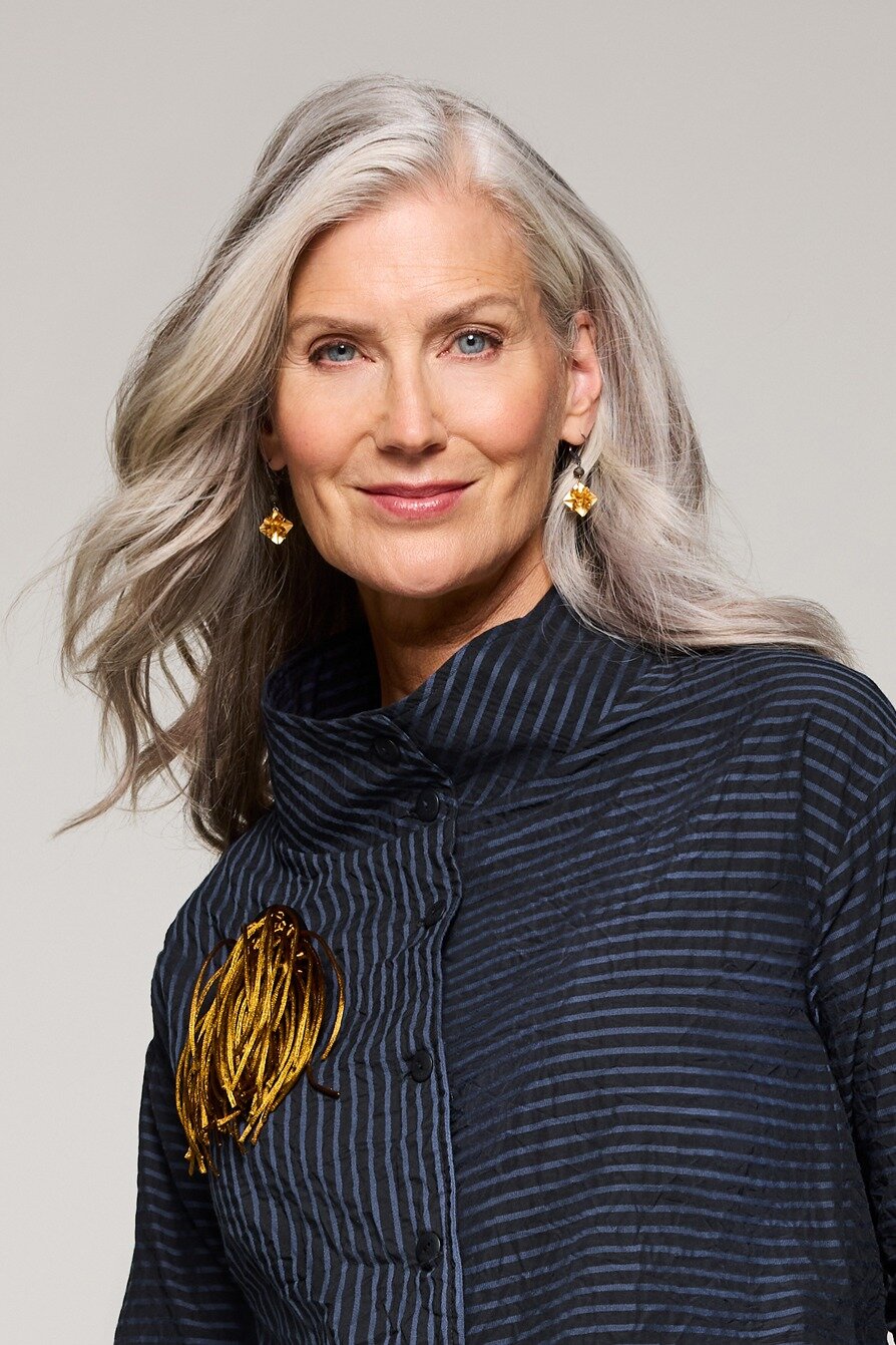 Large Gold Stardust Earrings