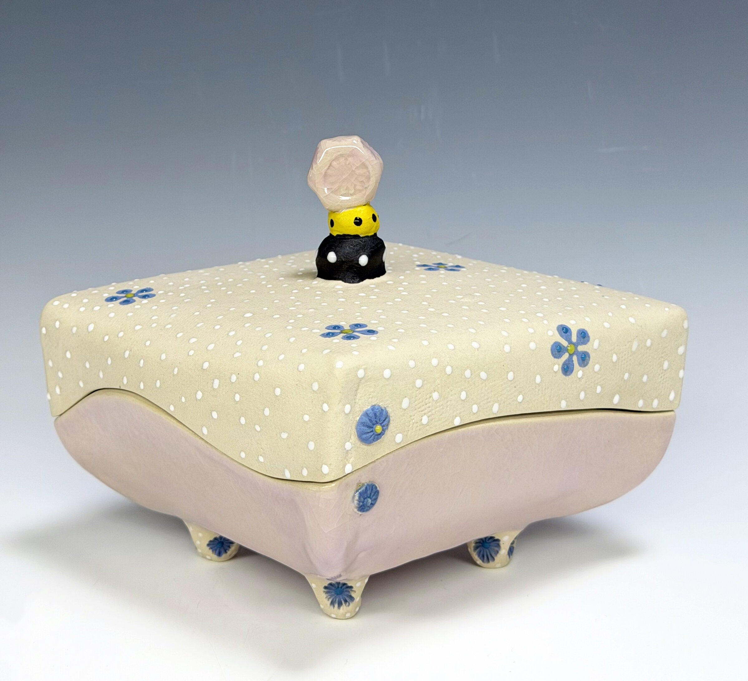 Violets Pillow Box