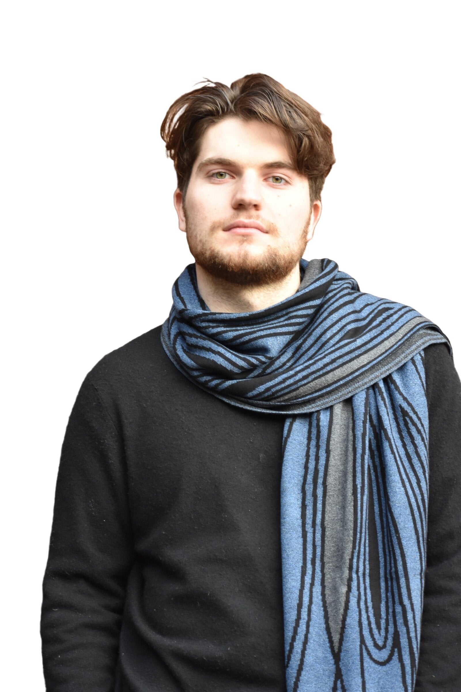小物 simply complicated COTTON KNIT SCARF Mid-Century Cotton Knit Scarf · Artful Home