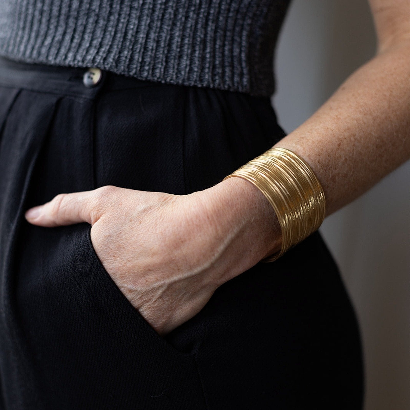 Wide Ribbed Cuff