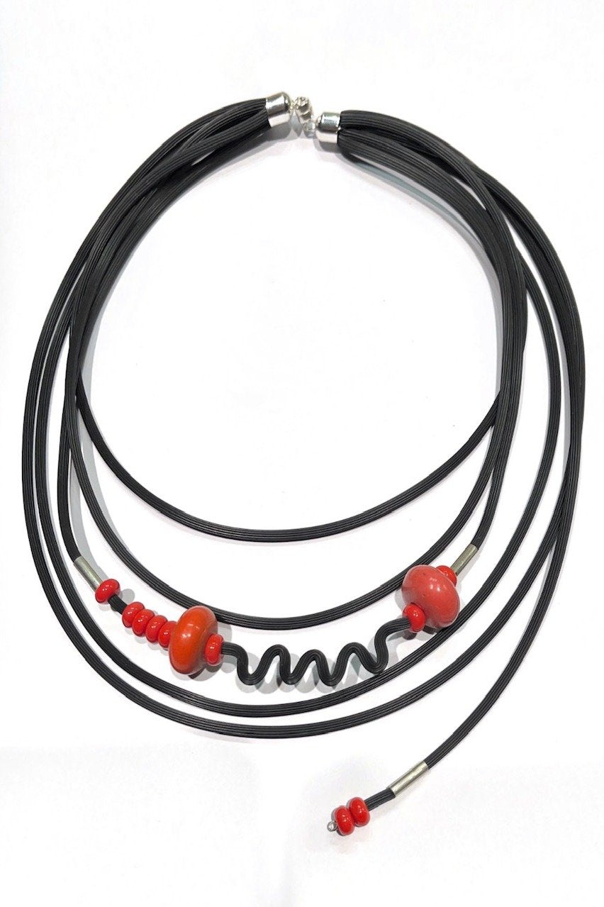 Soft Touch of Coral Necklace
