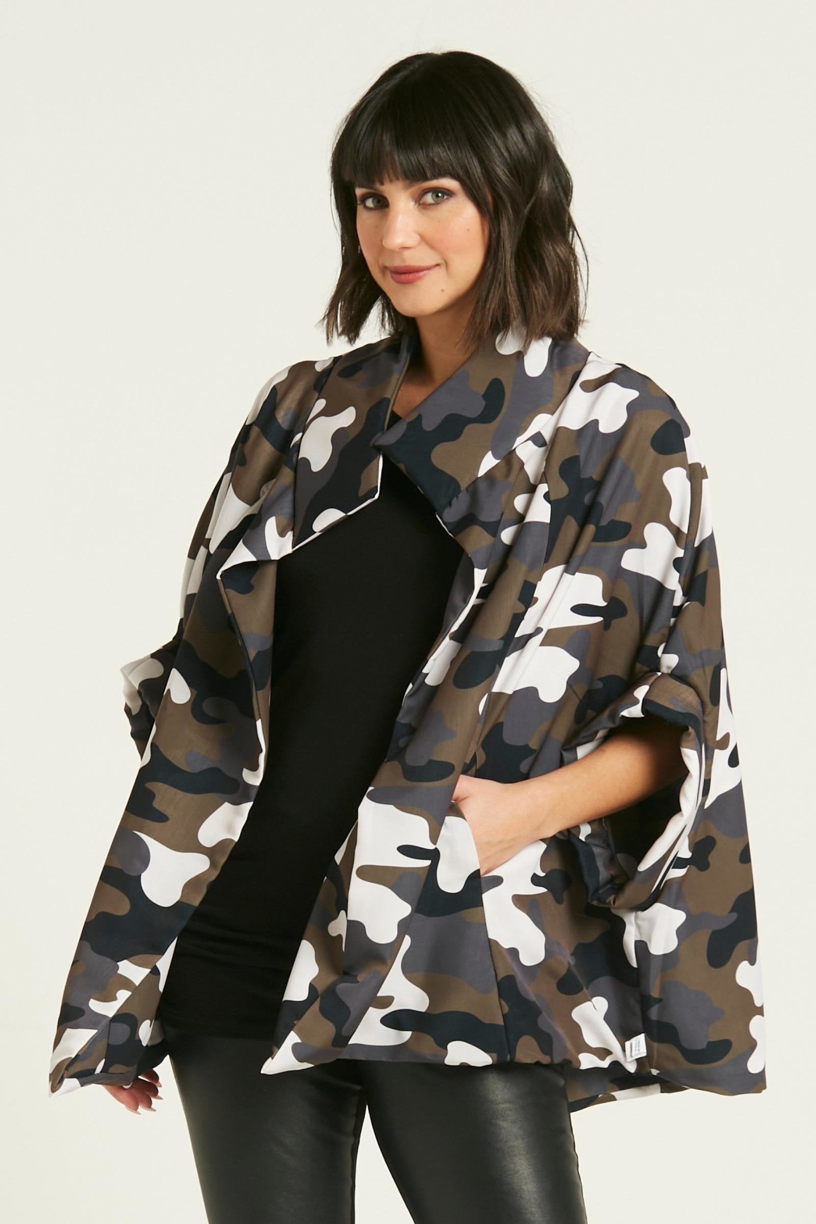 Camo Chic Cape · Artful Home Camo Chic Cape · Artful Home