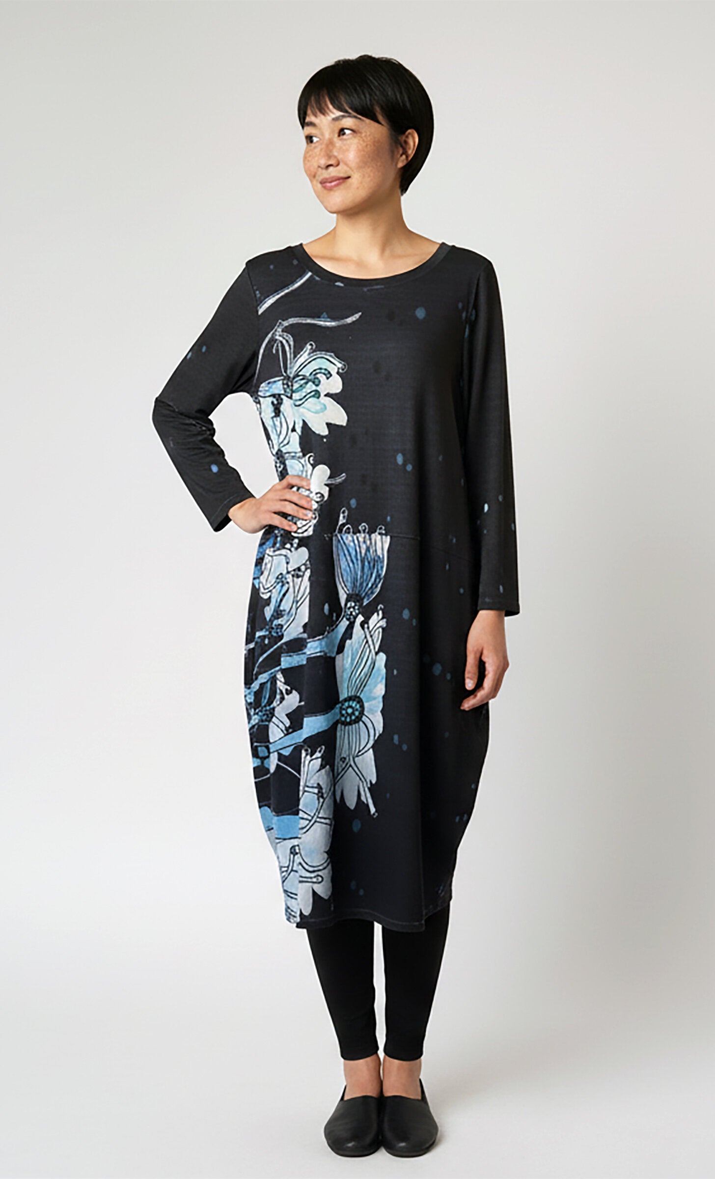 Night Garden Balloon Dress