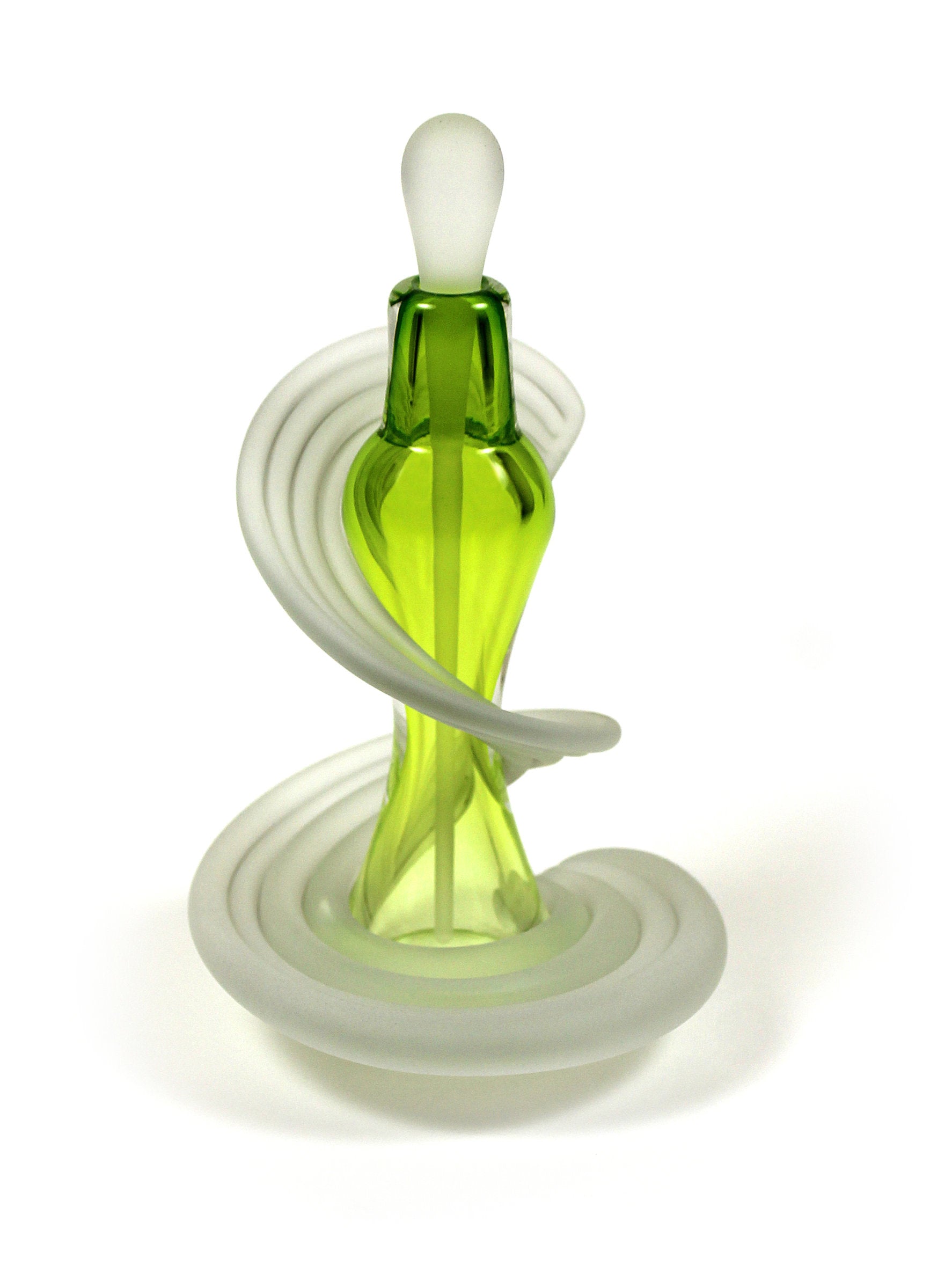 Transparent Flamenco Perfume Bottle
