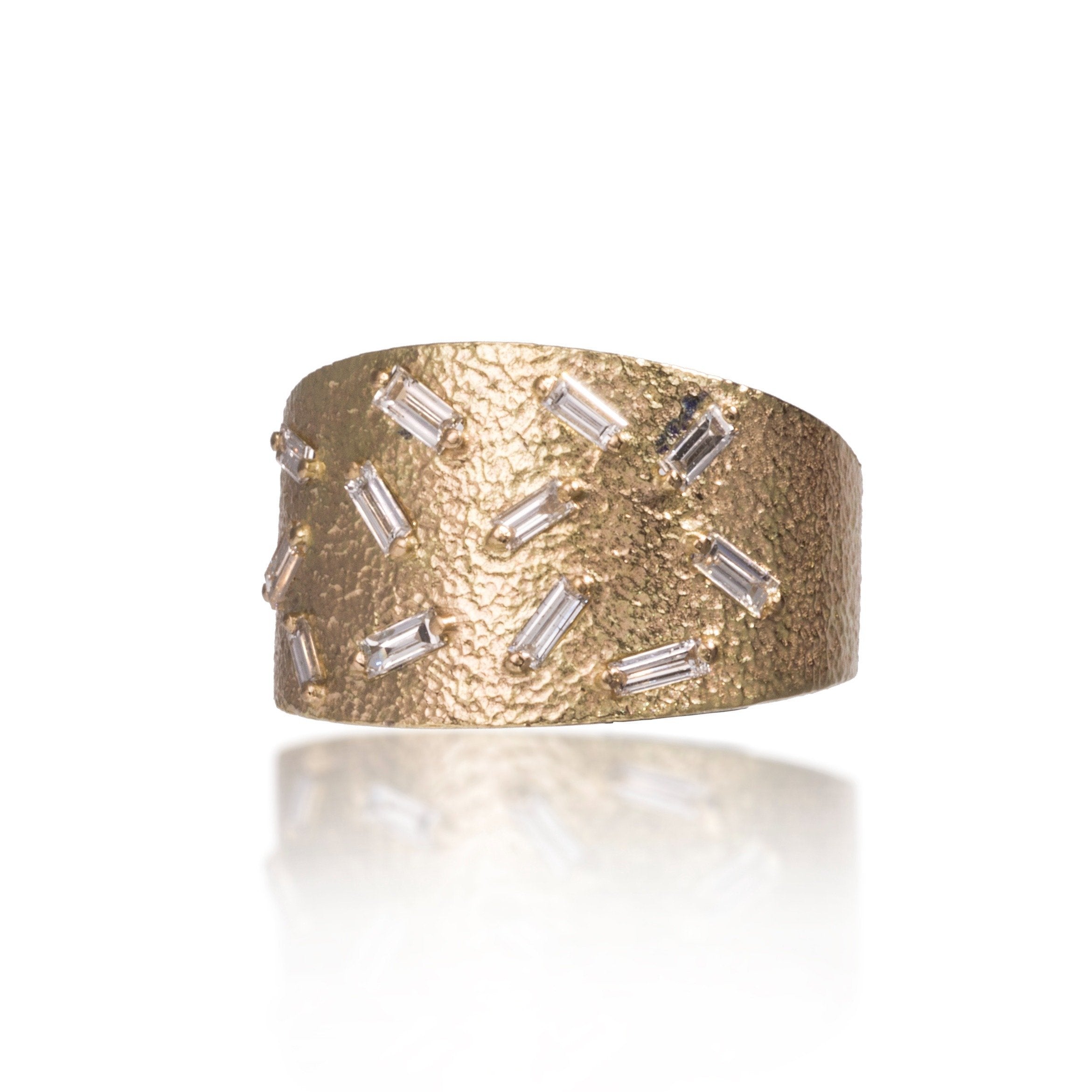 18k Gold Ice Ring
