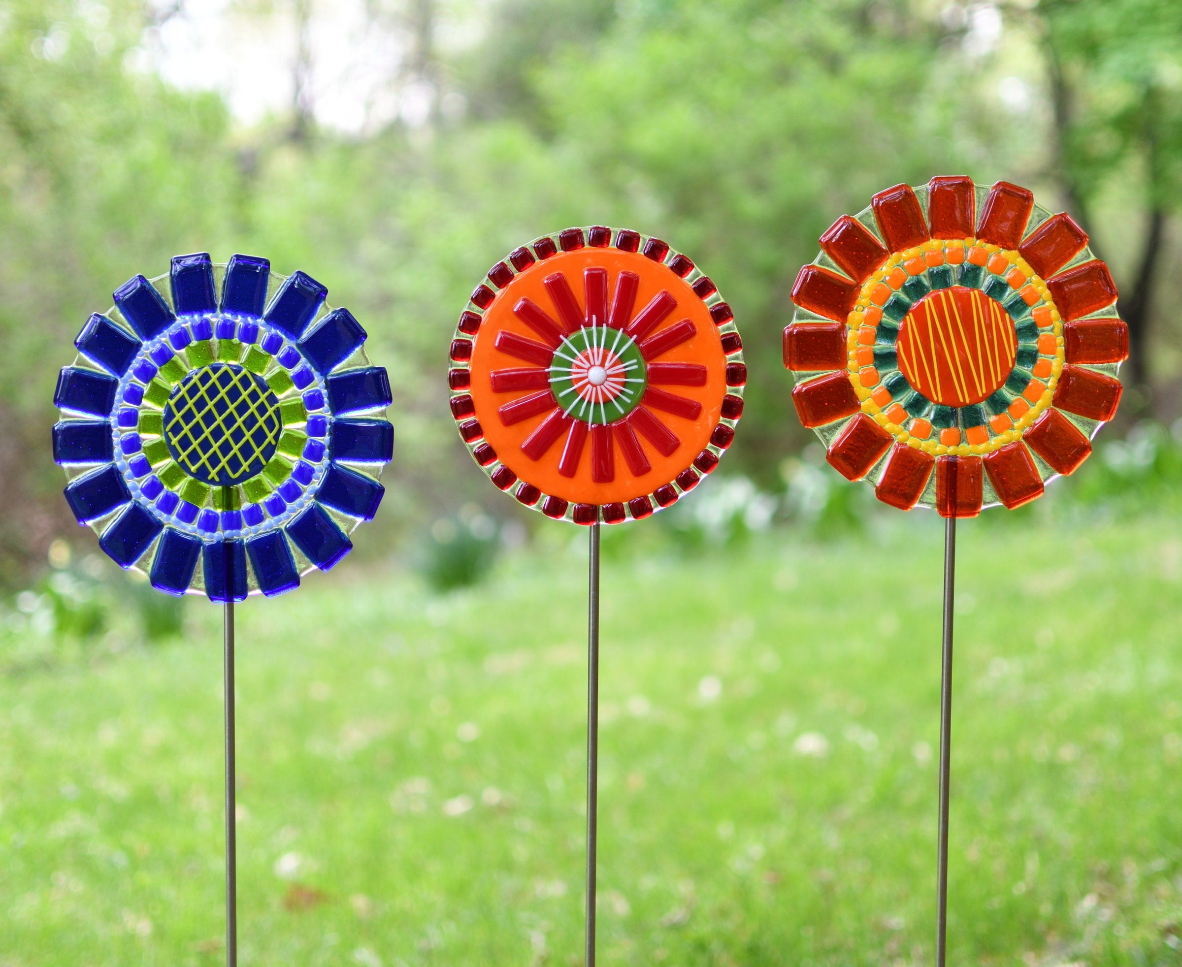 Lolly Flowers Garden Stakes