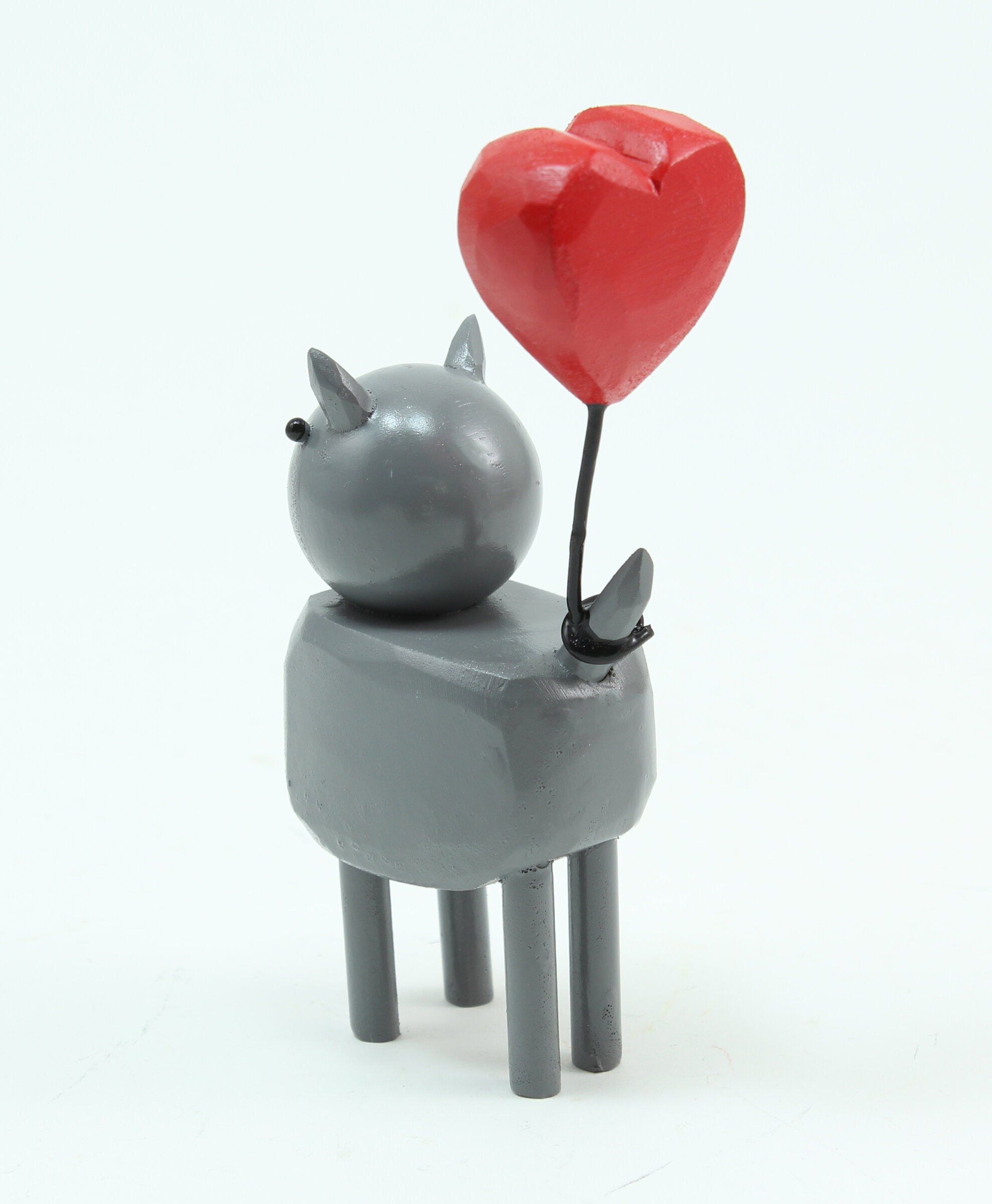 Kitties with Heart Balloons