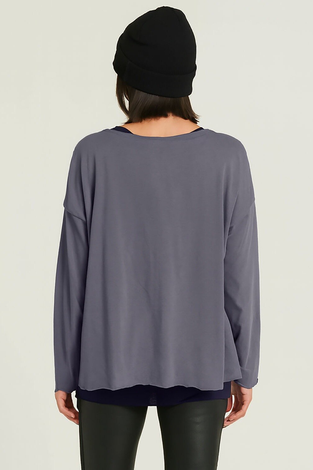 Raw Hem Boxy Tee