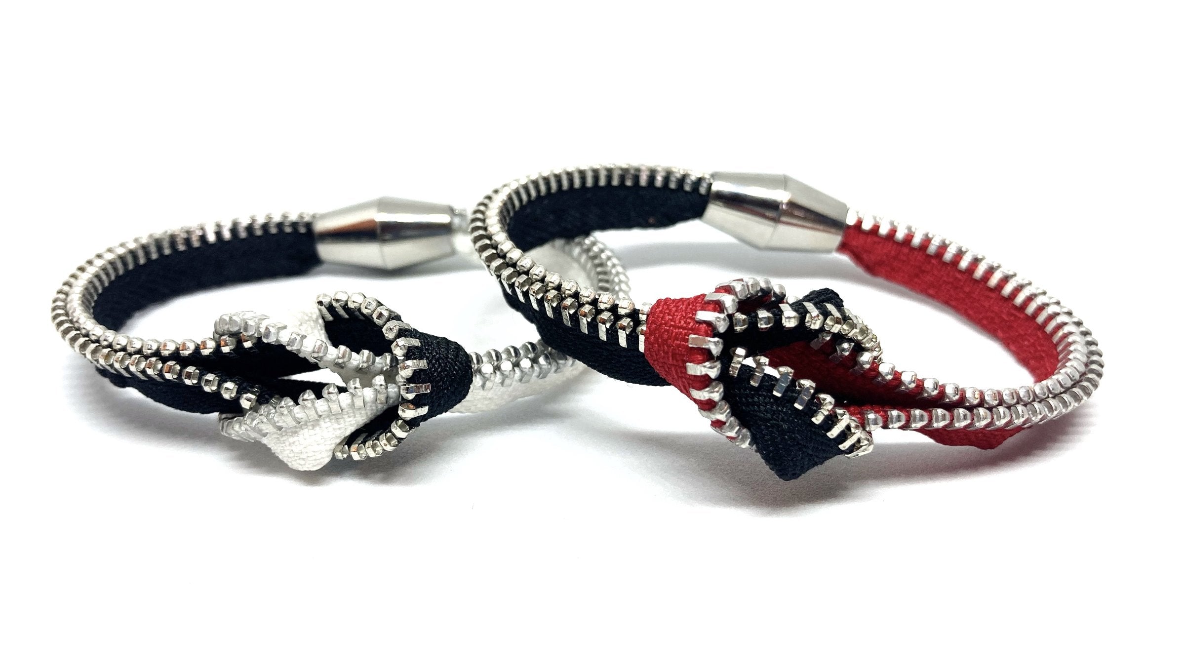 white/black/silver, red/black/silver