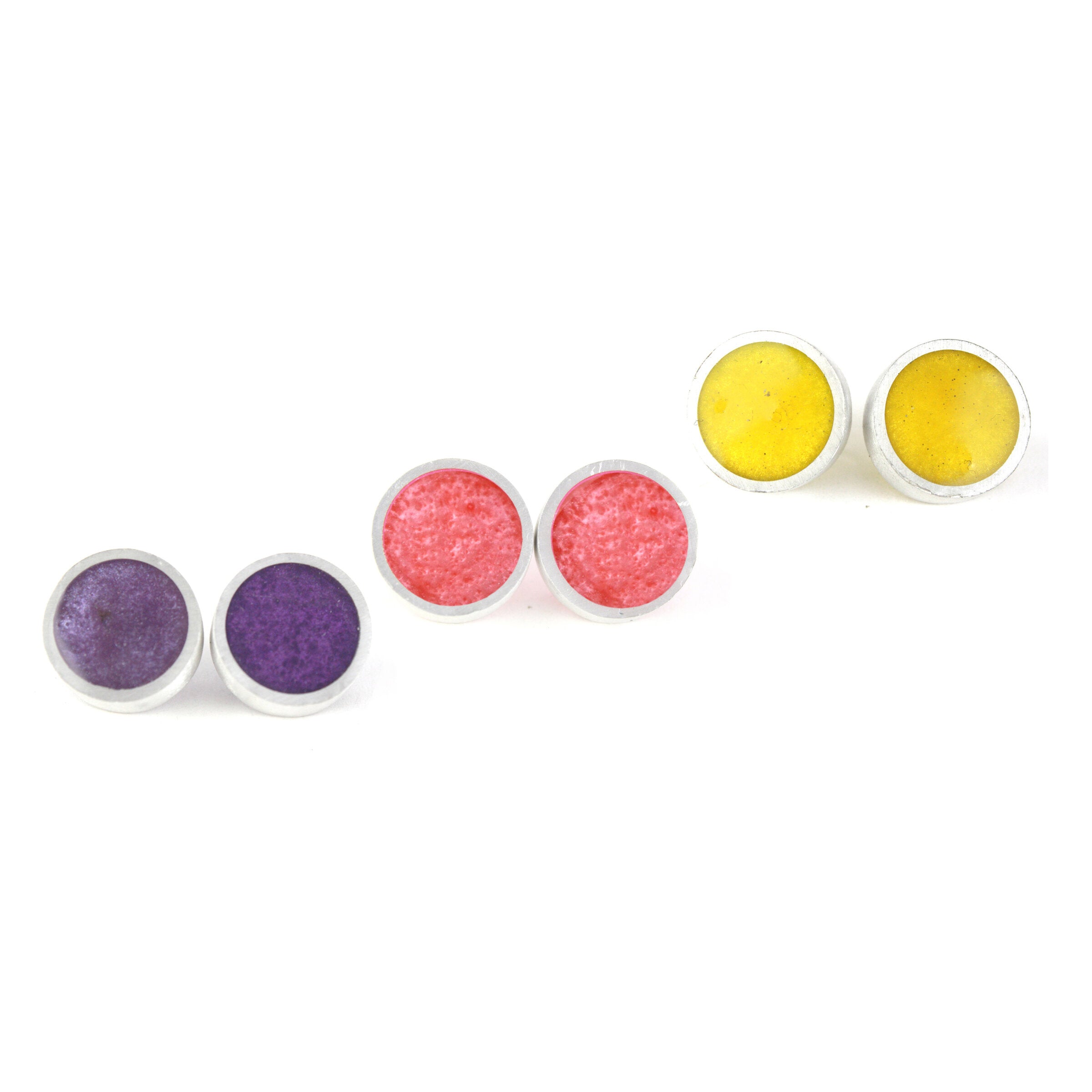 Yellow, Lilac & Pink