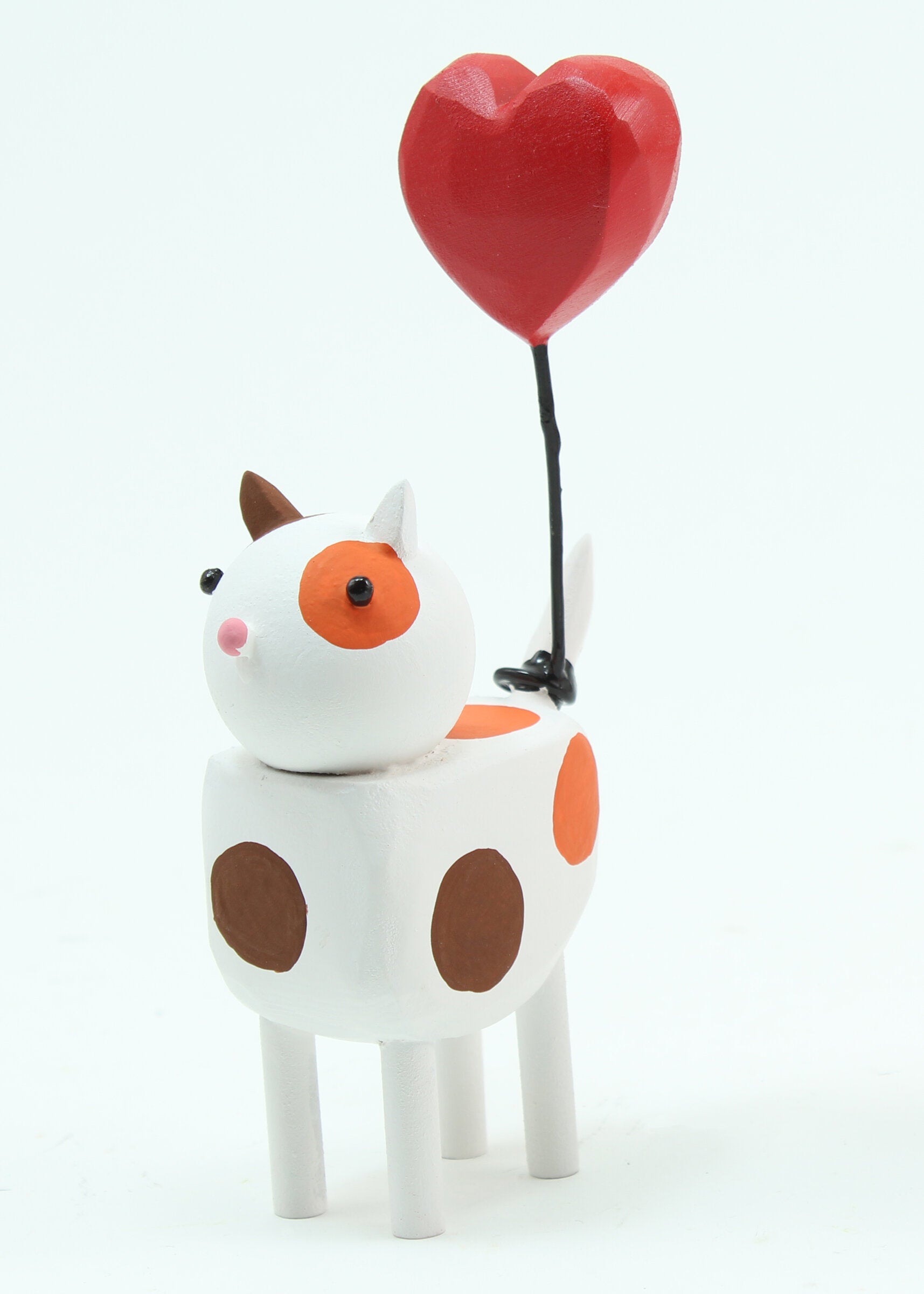 Kitties with Heart Balloons