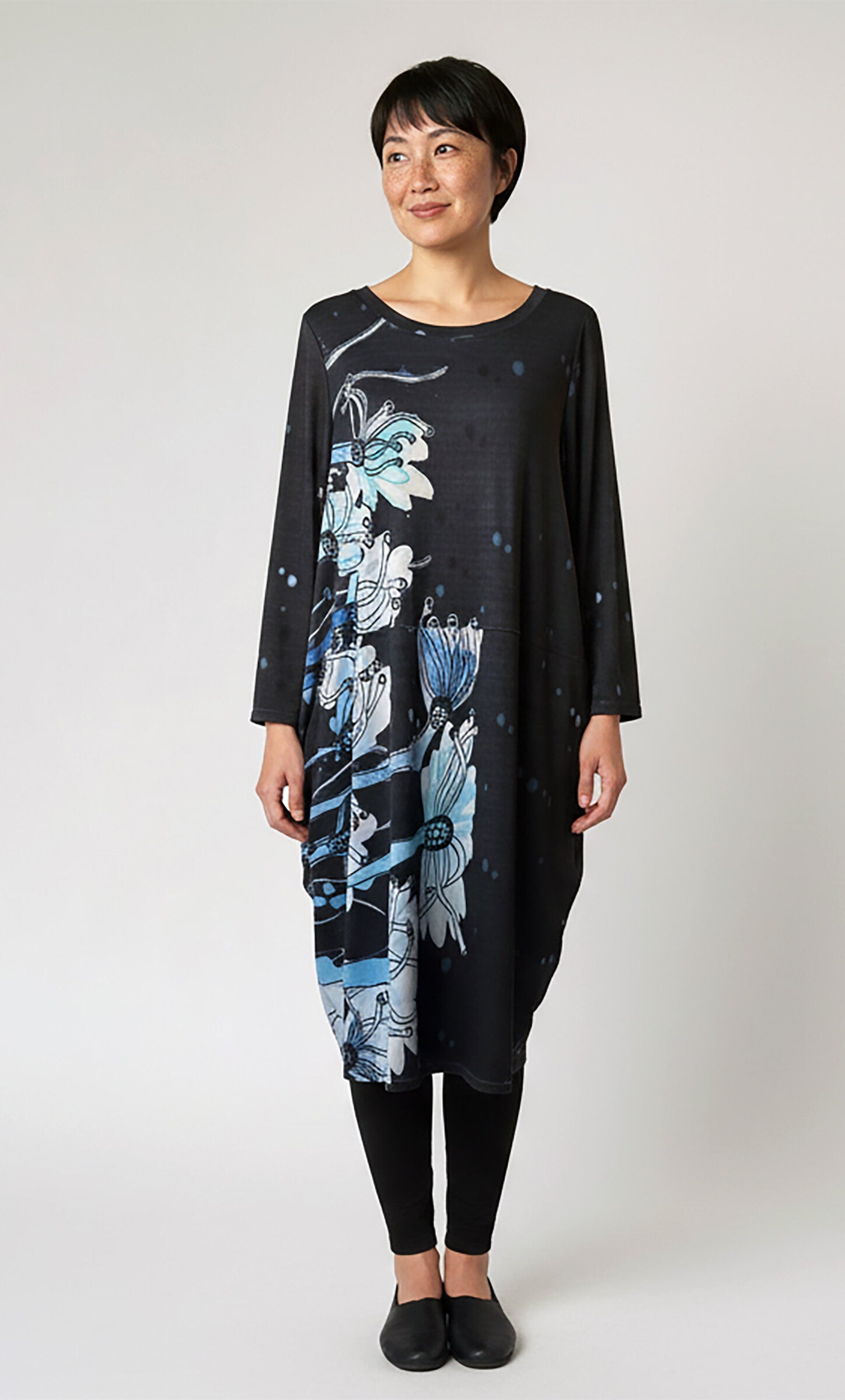Night Garden Balloon Dress