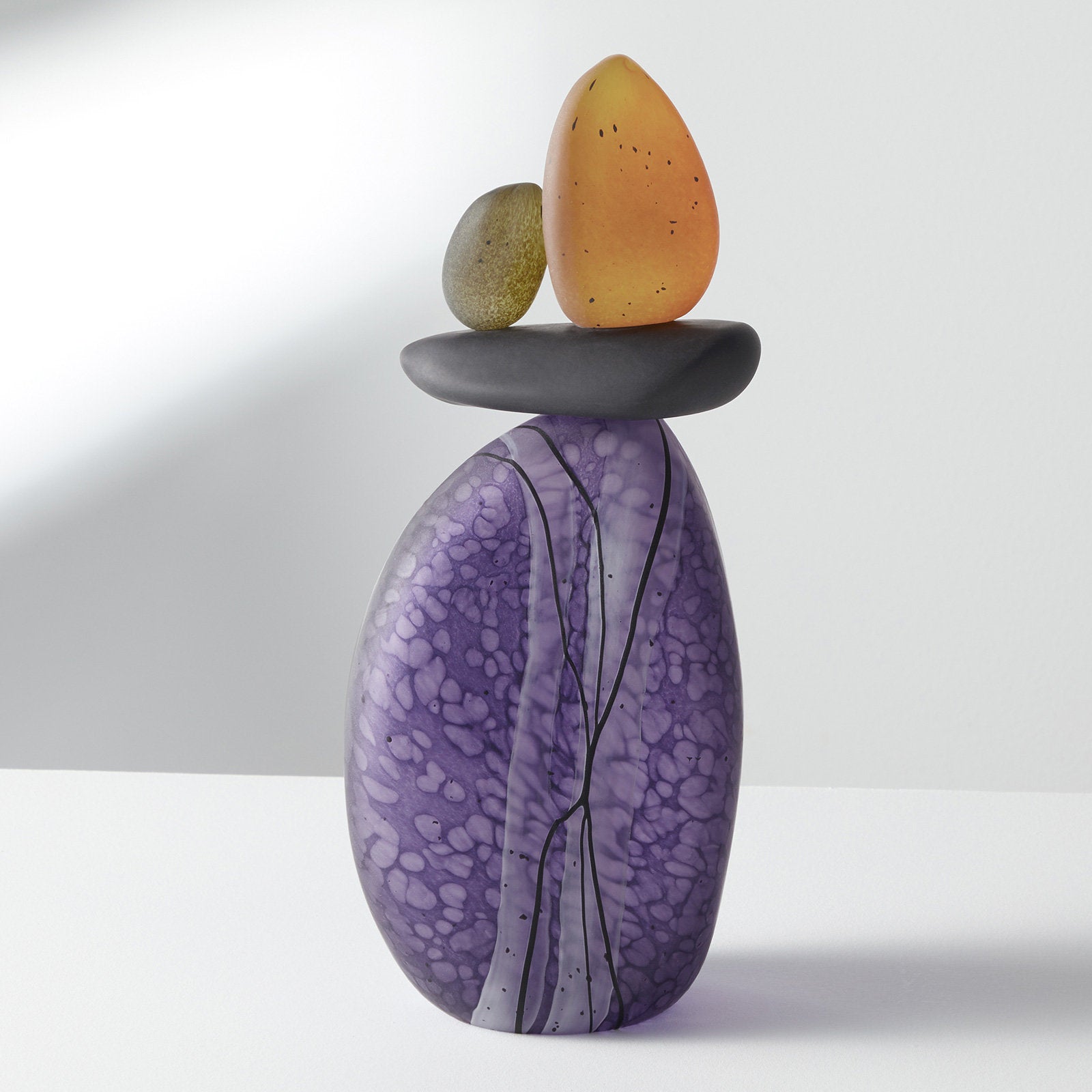 tall cairn in amethyst