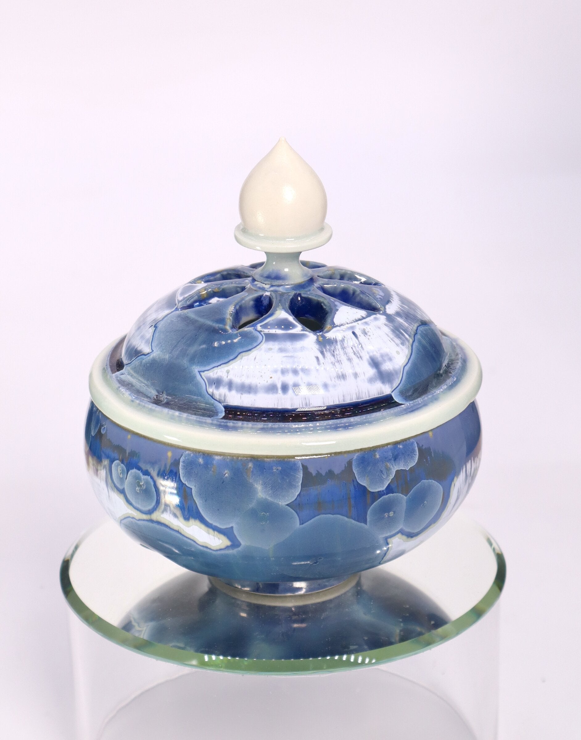 Deep Blue Incense Burner