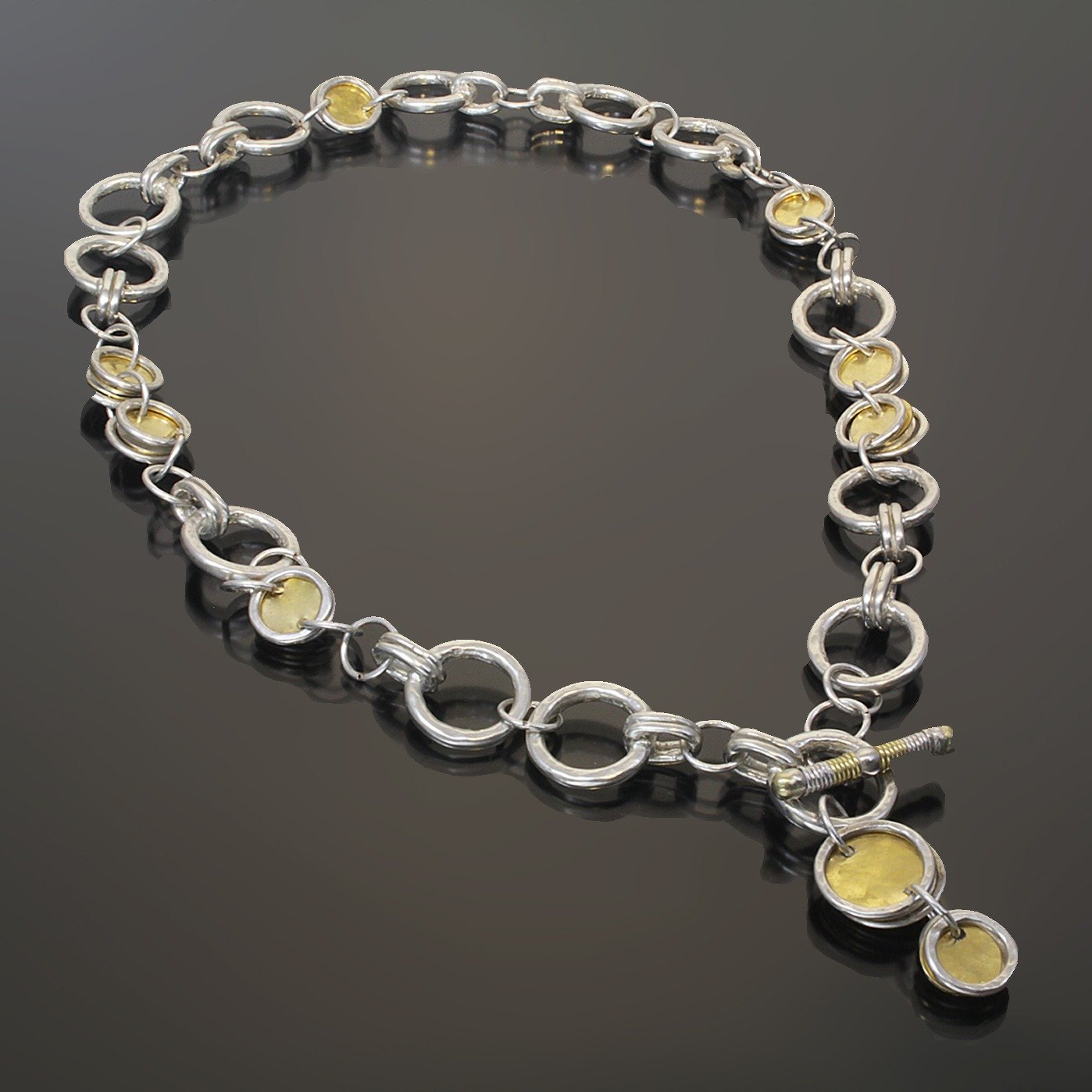 Circles and Rings Necklace