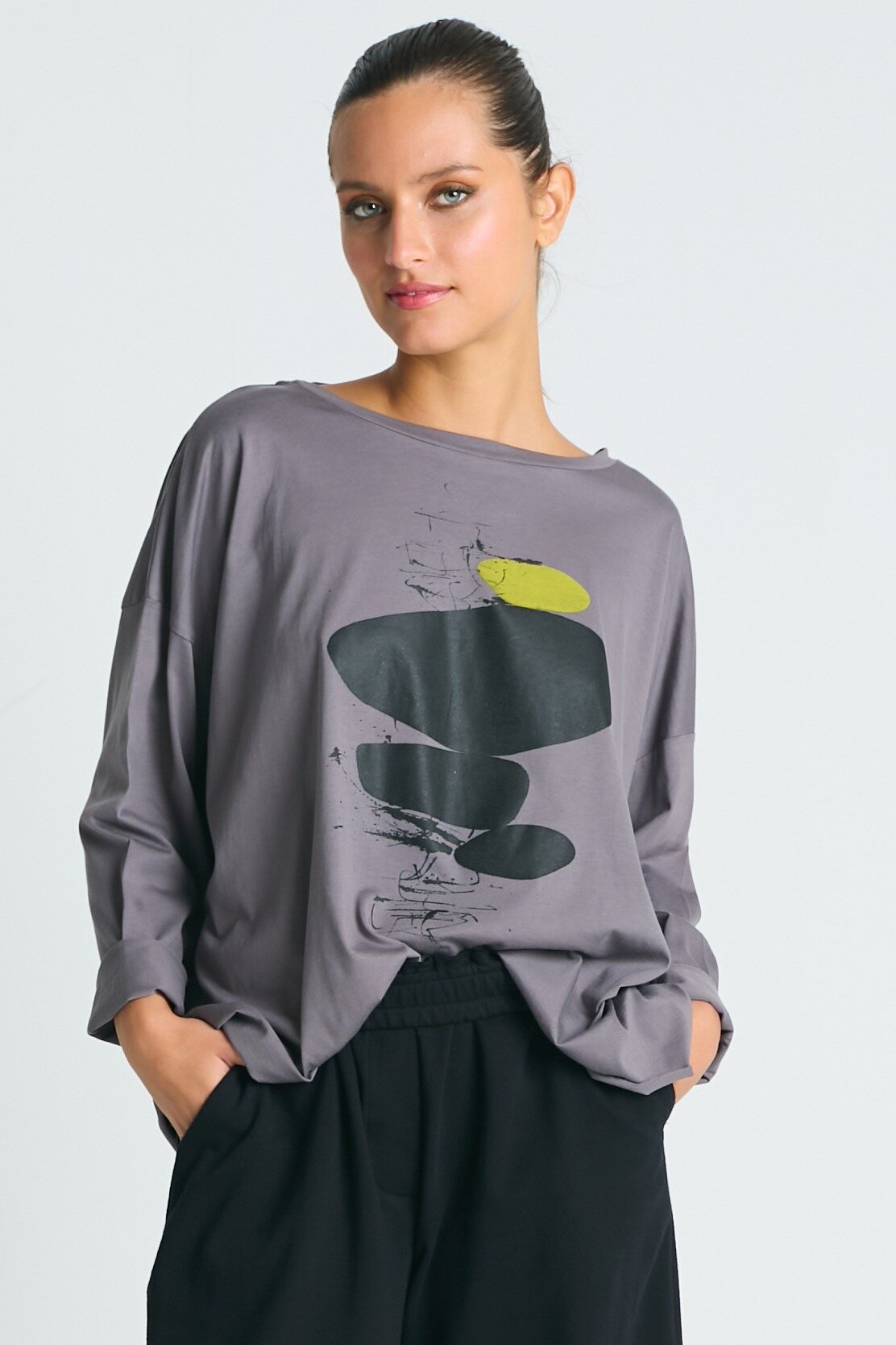 Raw Hem Boxy Tee