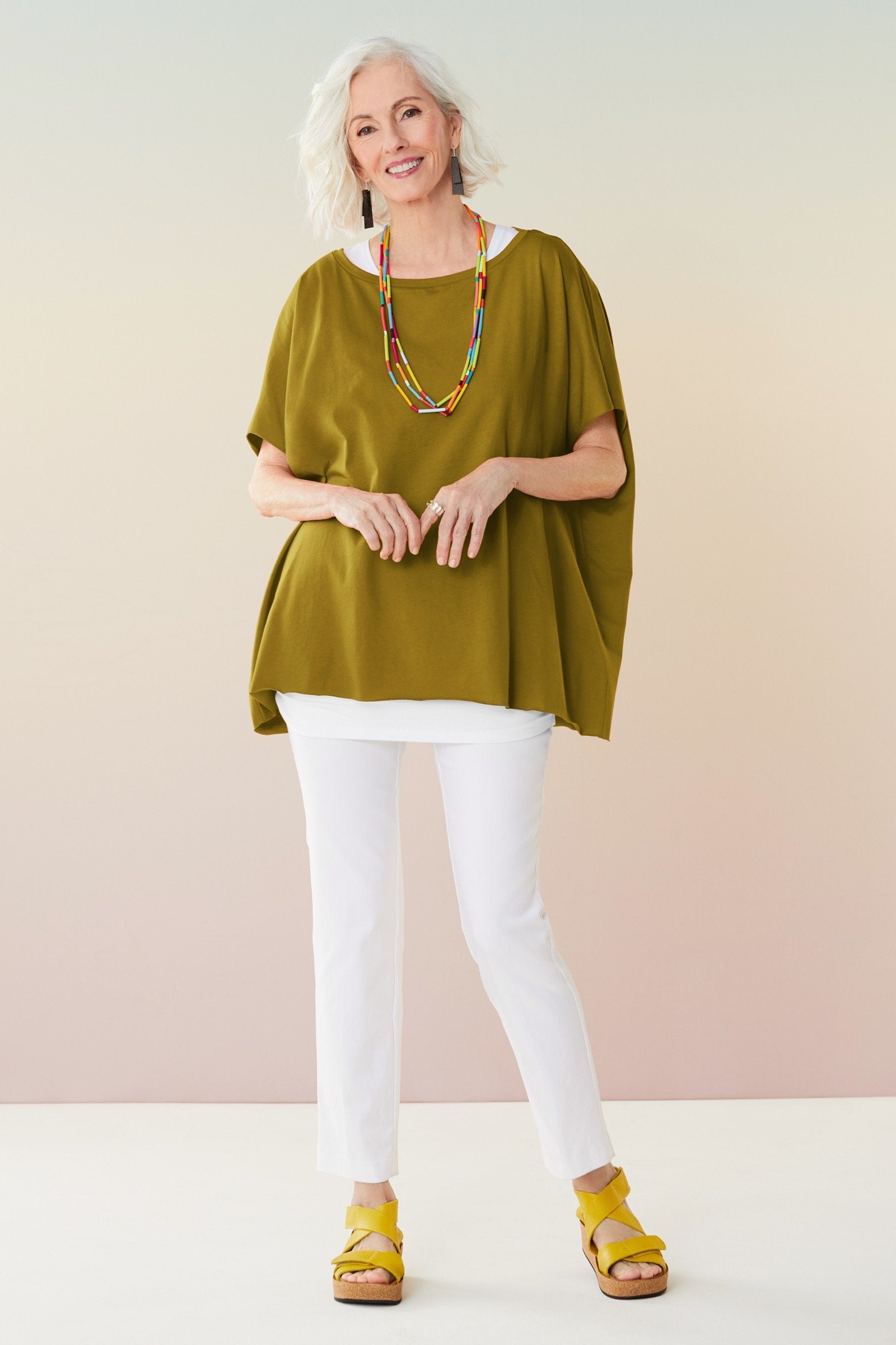 Kaleidoscope Necklace on Model