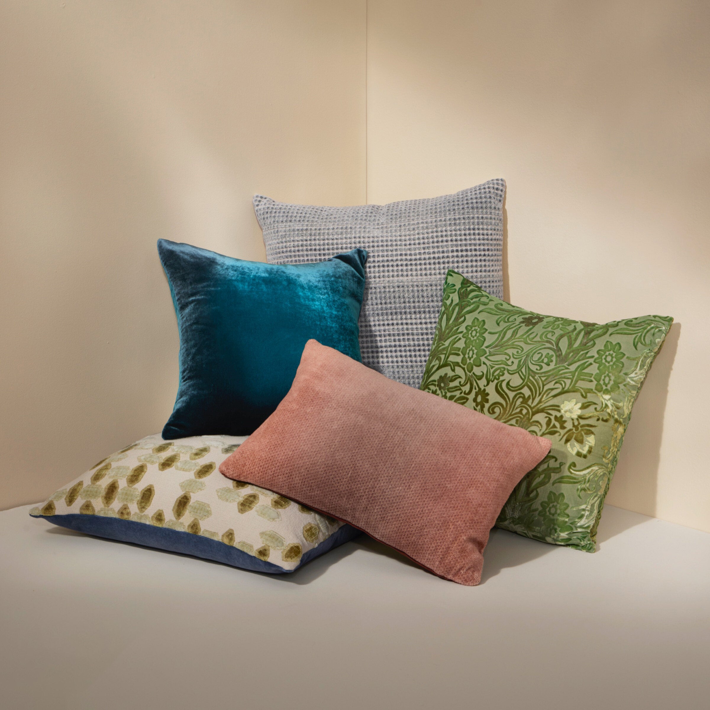 Morpho Woven Jacquard Pillow