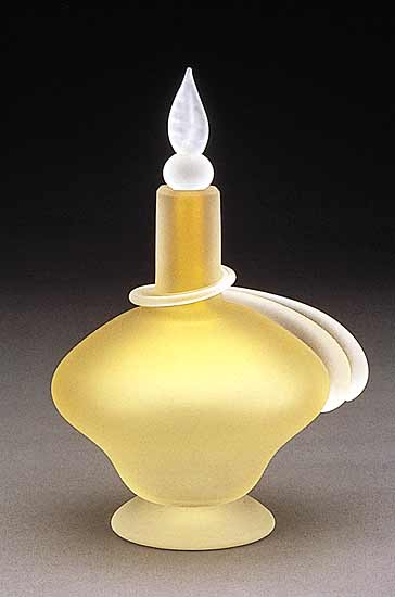 Short Topaz Perfume Bottle