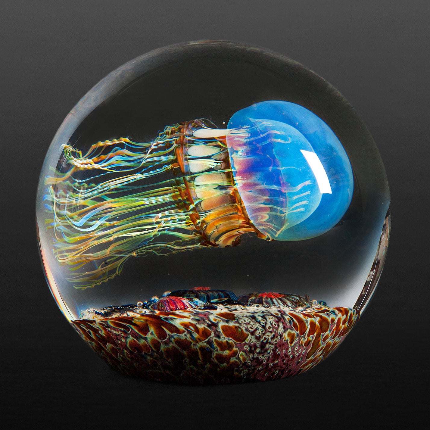 19-20 moss JELLYFISH　156cm Sale 25% off - Aquarium From Timeless Treasures - 1/2 Yard
