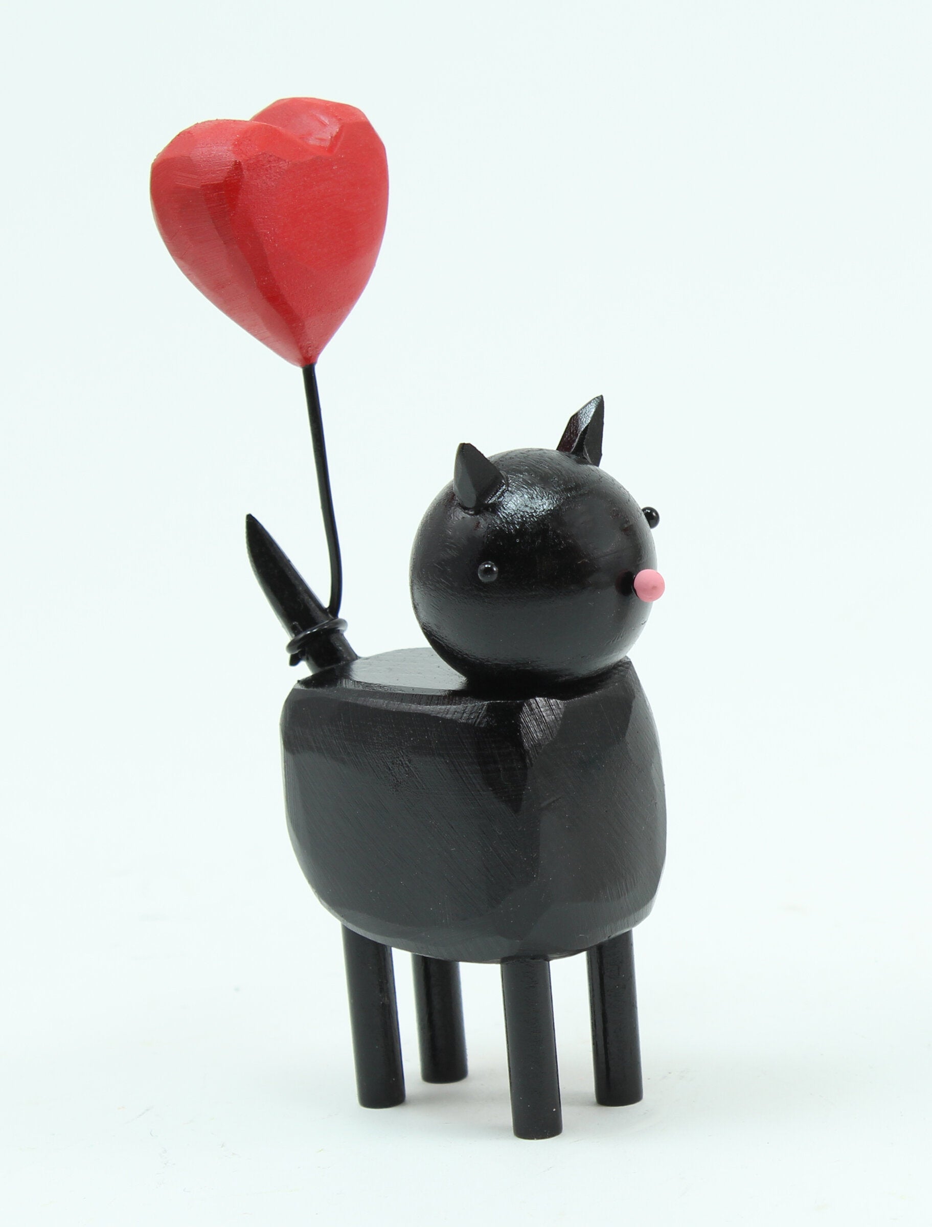 Kitties with Heart Balloons