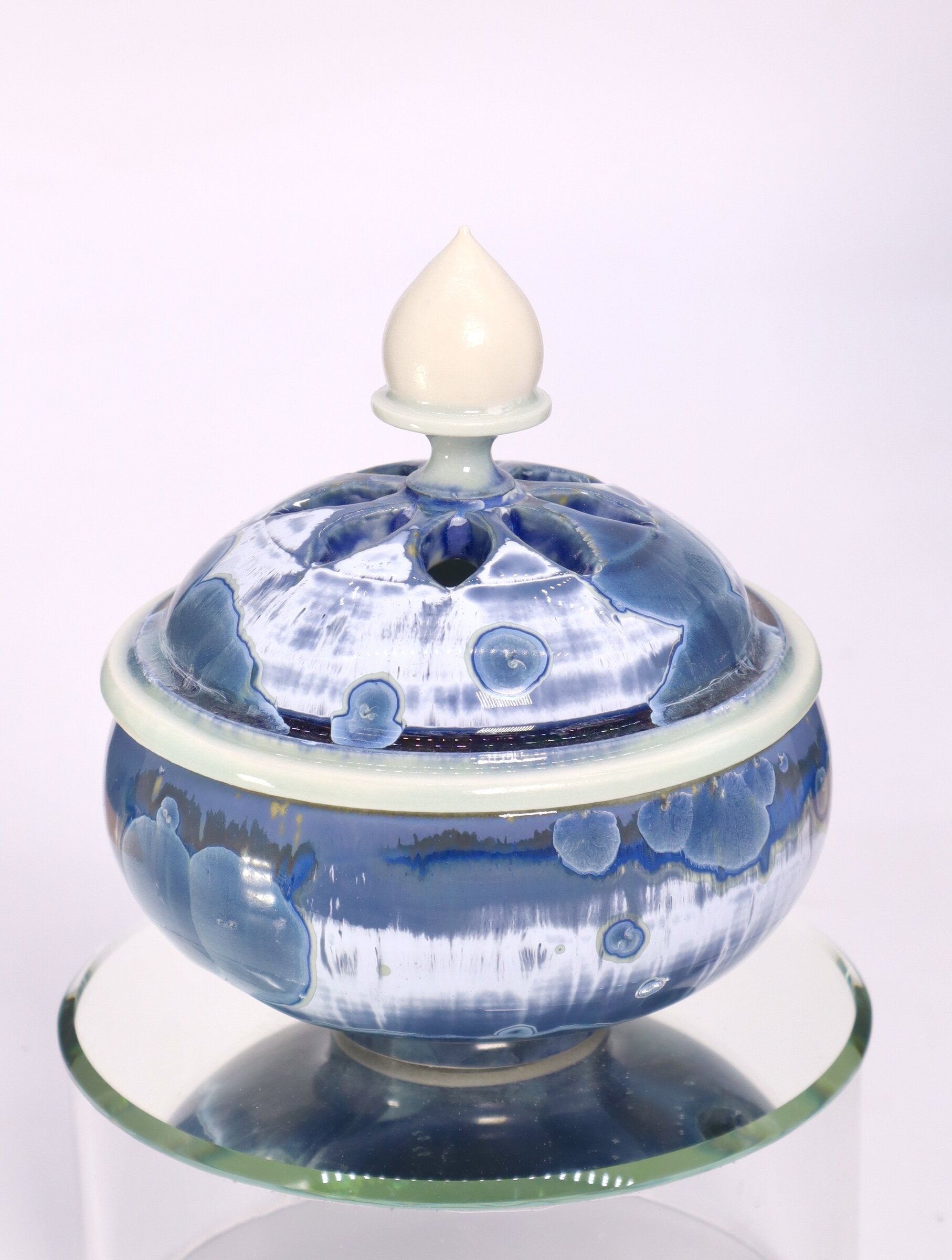 Deep Blue Incense Burner