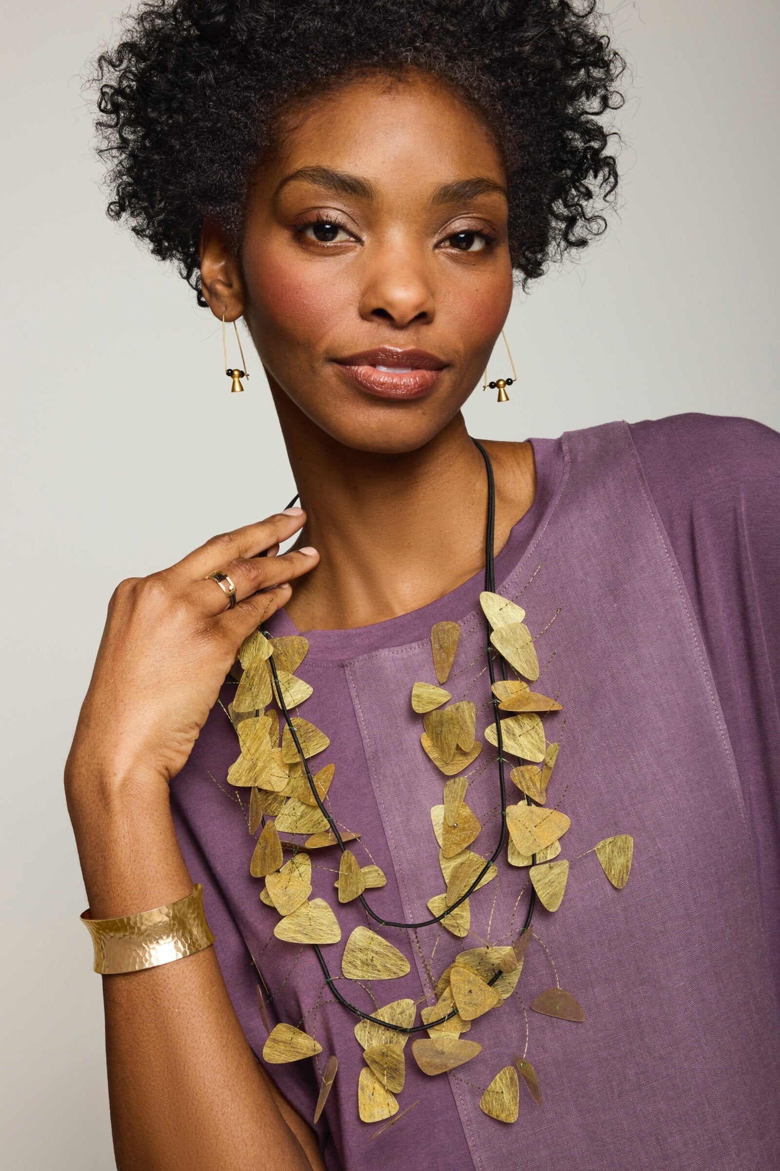 Golden Threads Necklace