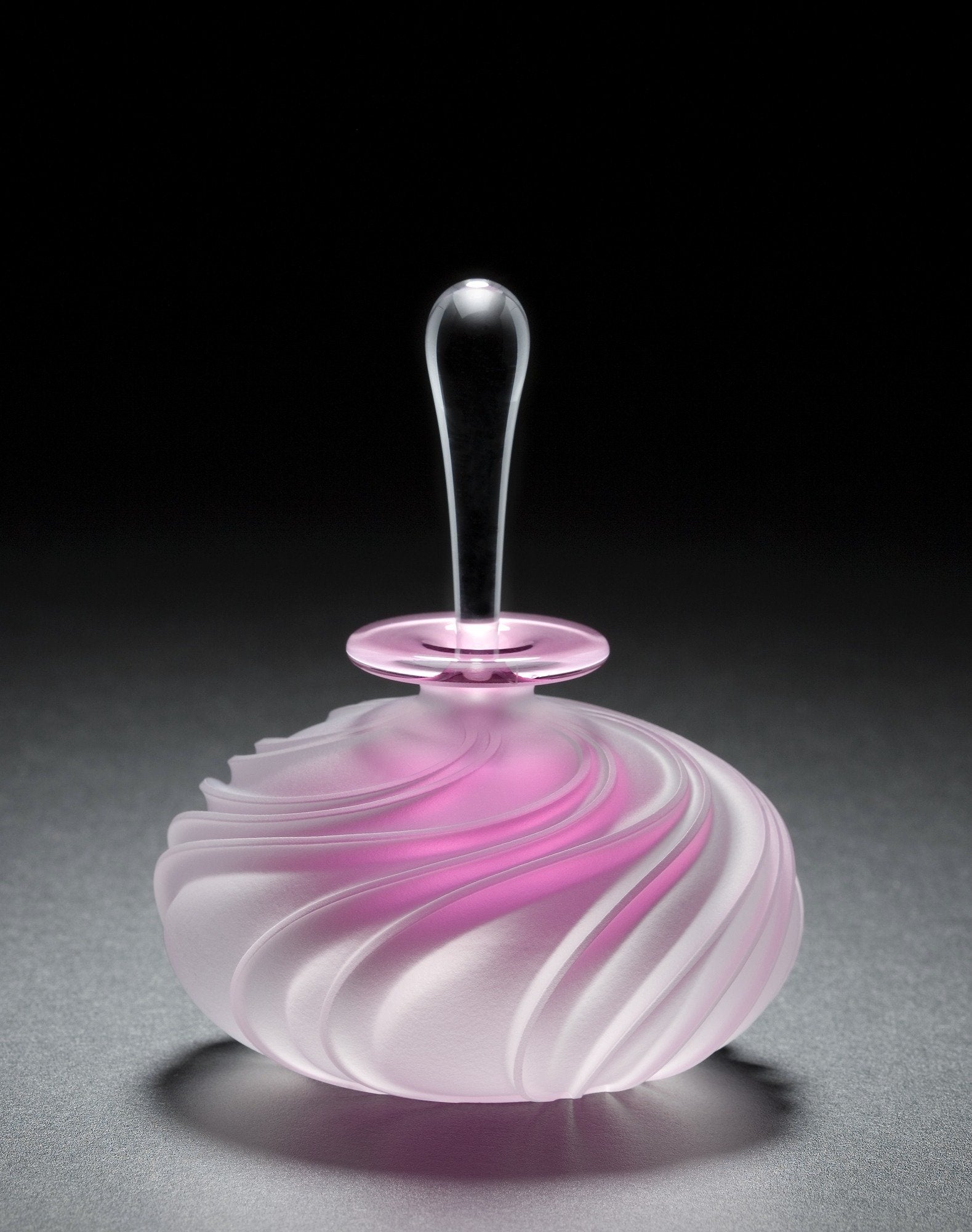 Magenta Mini Swirl Perfume Bottle