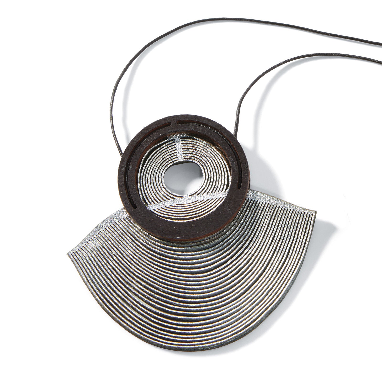 Silver Metallic Leather