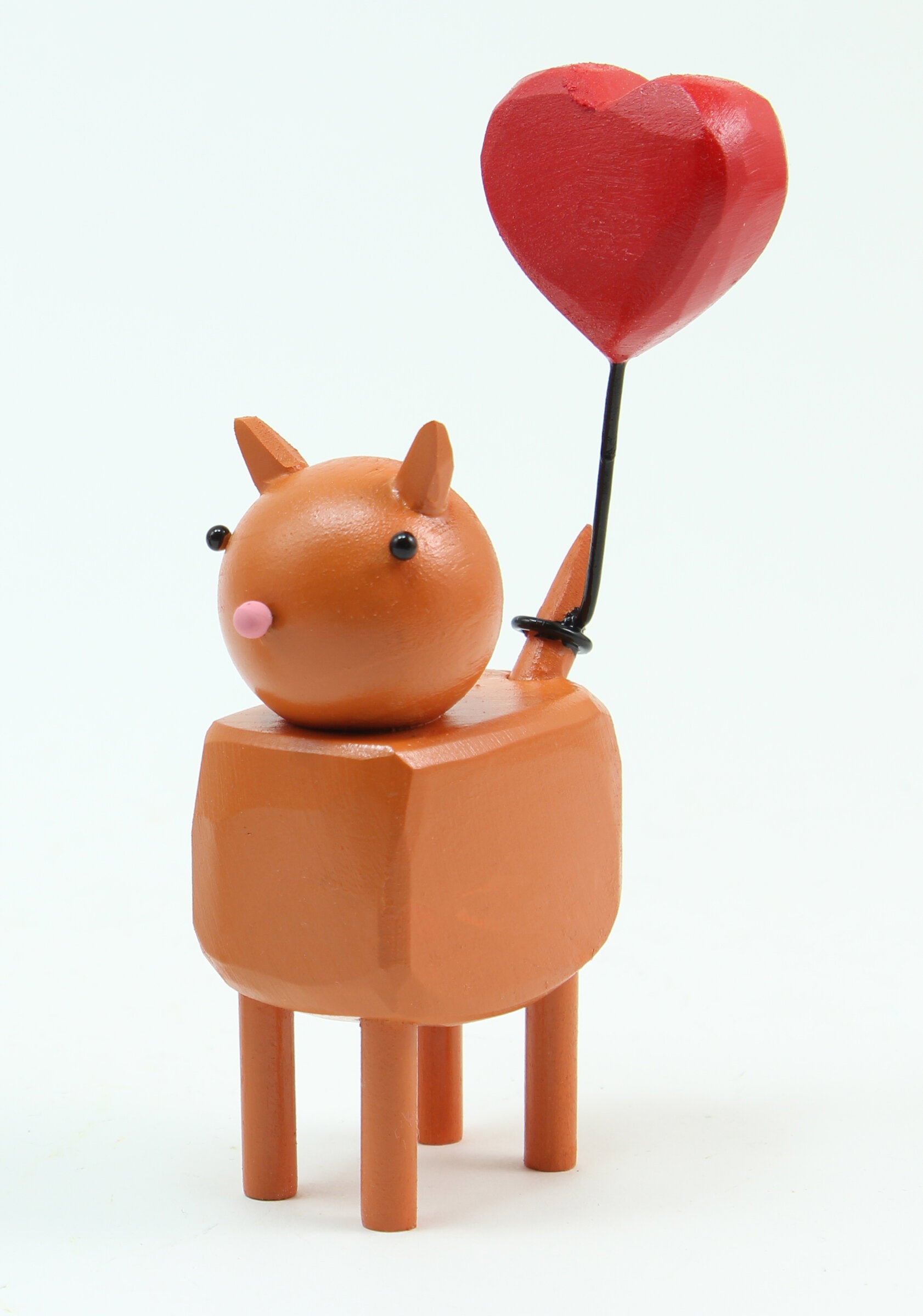 Kitties with Heart Balloons