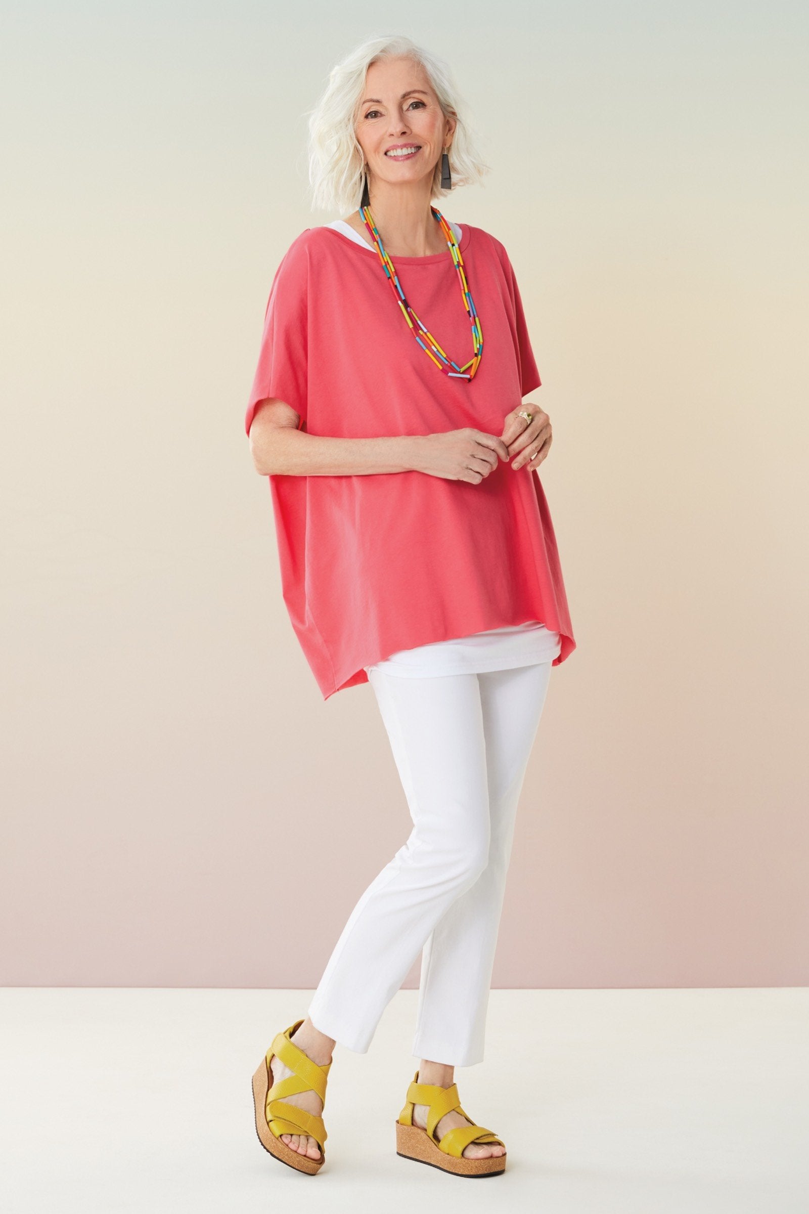 Kaleidoscope Necklace on Model