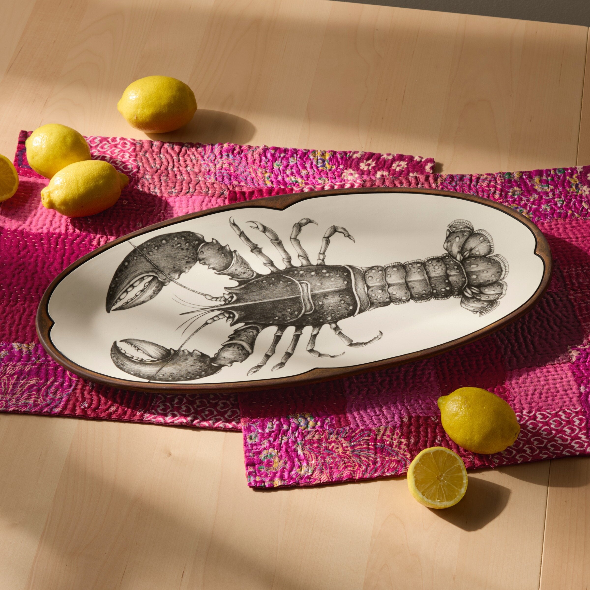 Printed Fray Kantha Placemats