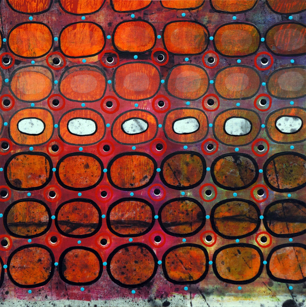 Bubbles and Cracks on Ice on Fences #3