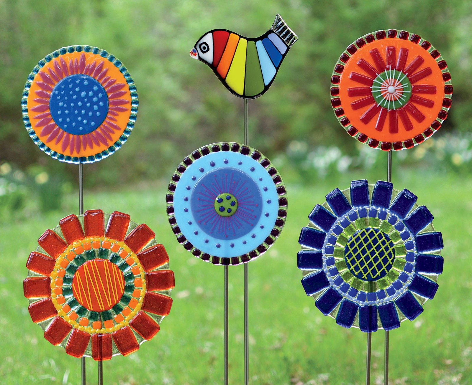 Lolly Flowers Garden Stakes