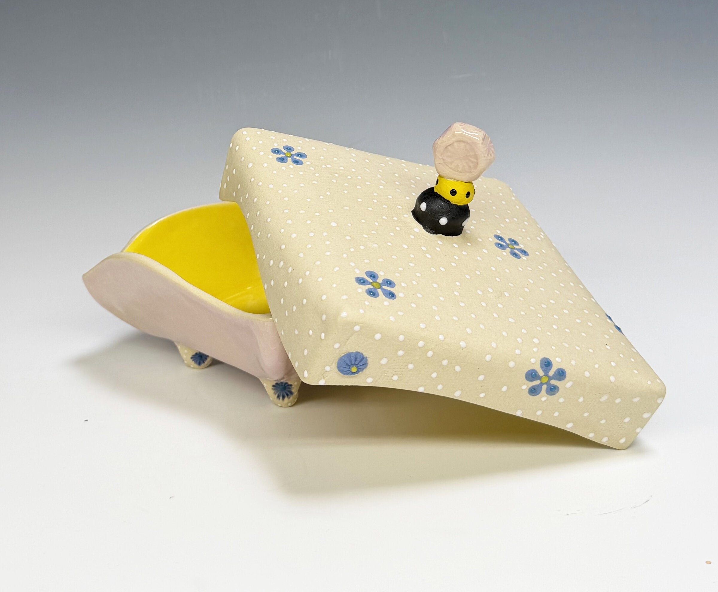 Violets Pillow Box