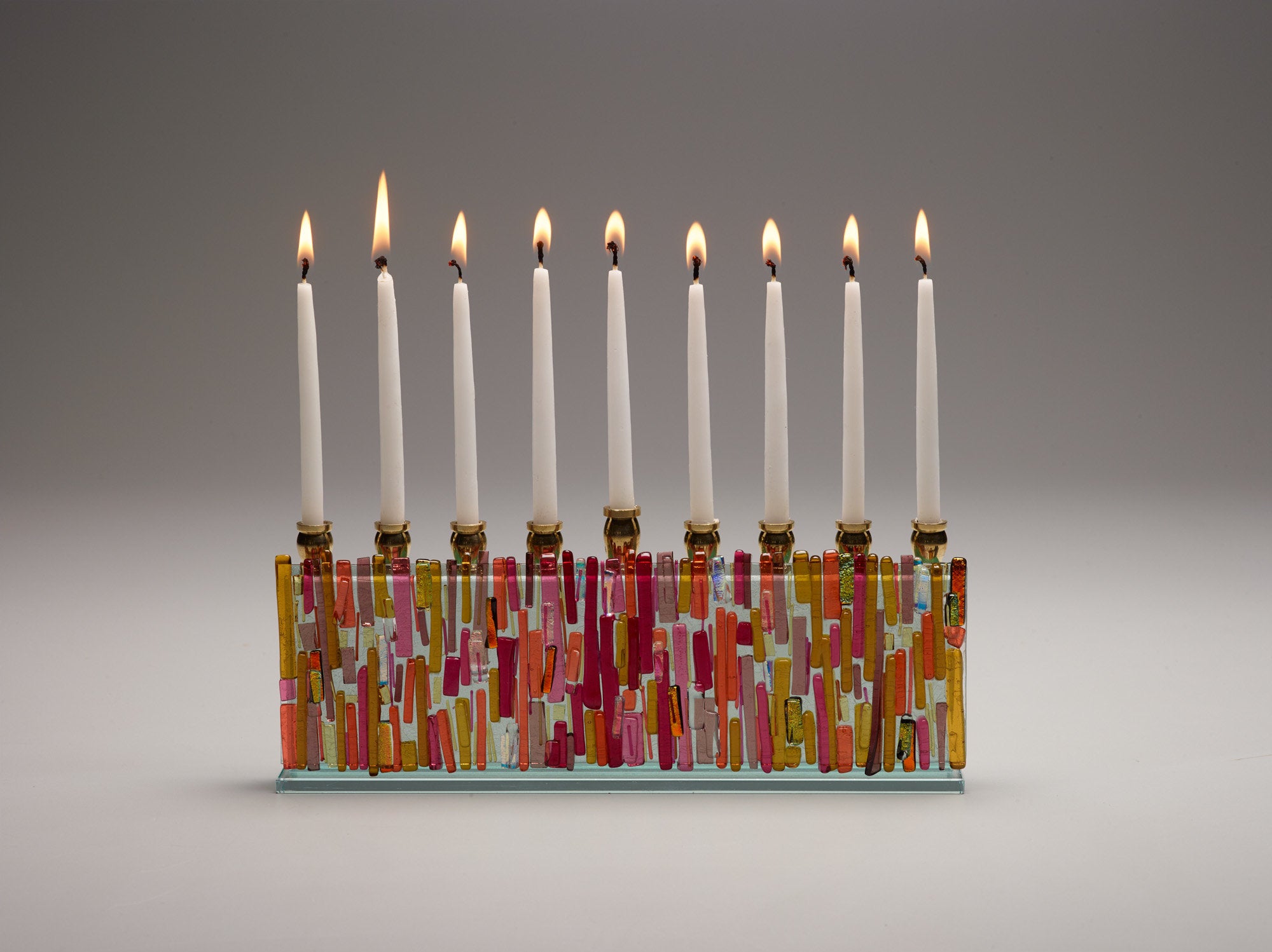 Jewel Sunset Jerusalem Skyline Menorah