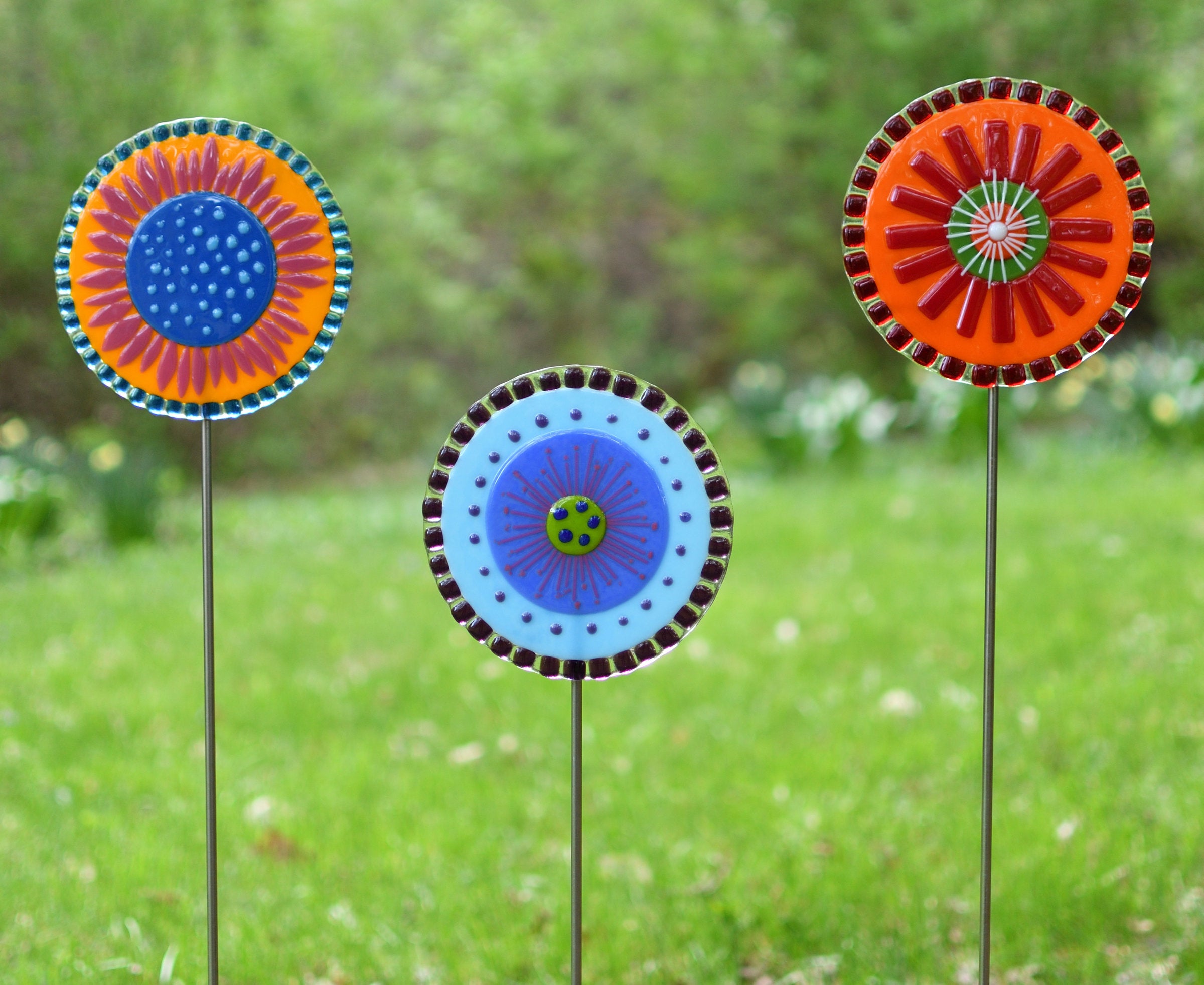 Lolly Flowers Garden Stakes