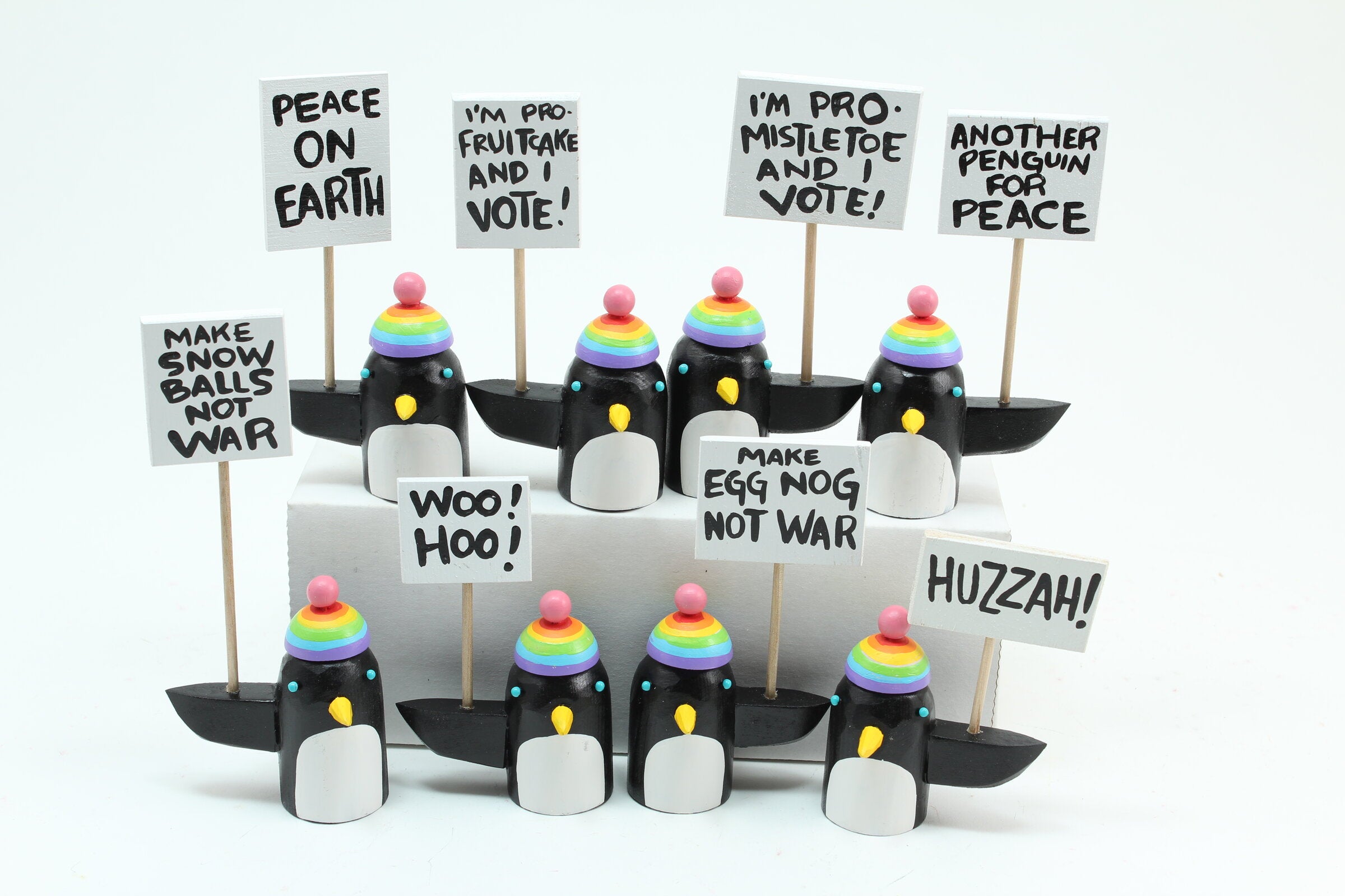 Picketing Beanie Penguins