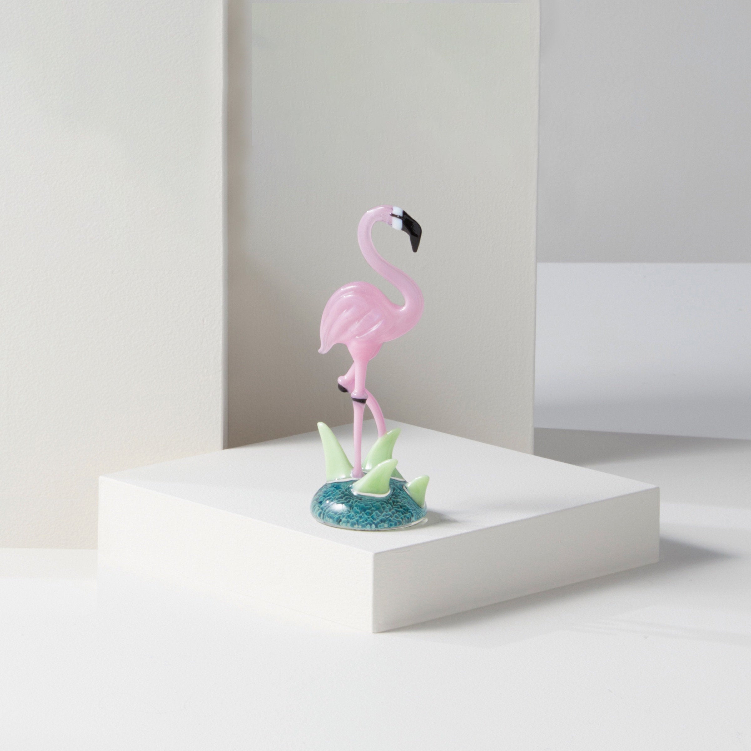 Pink Flamingo Sculpture